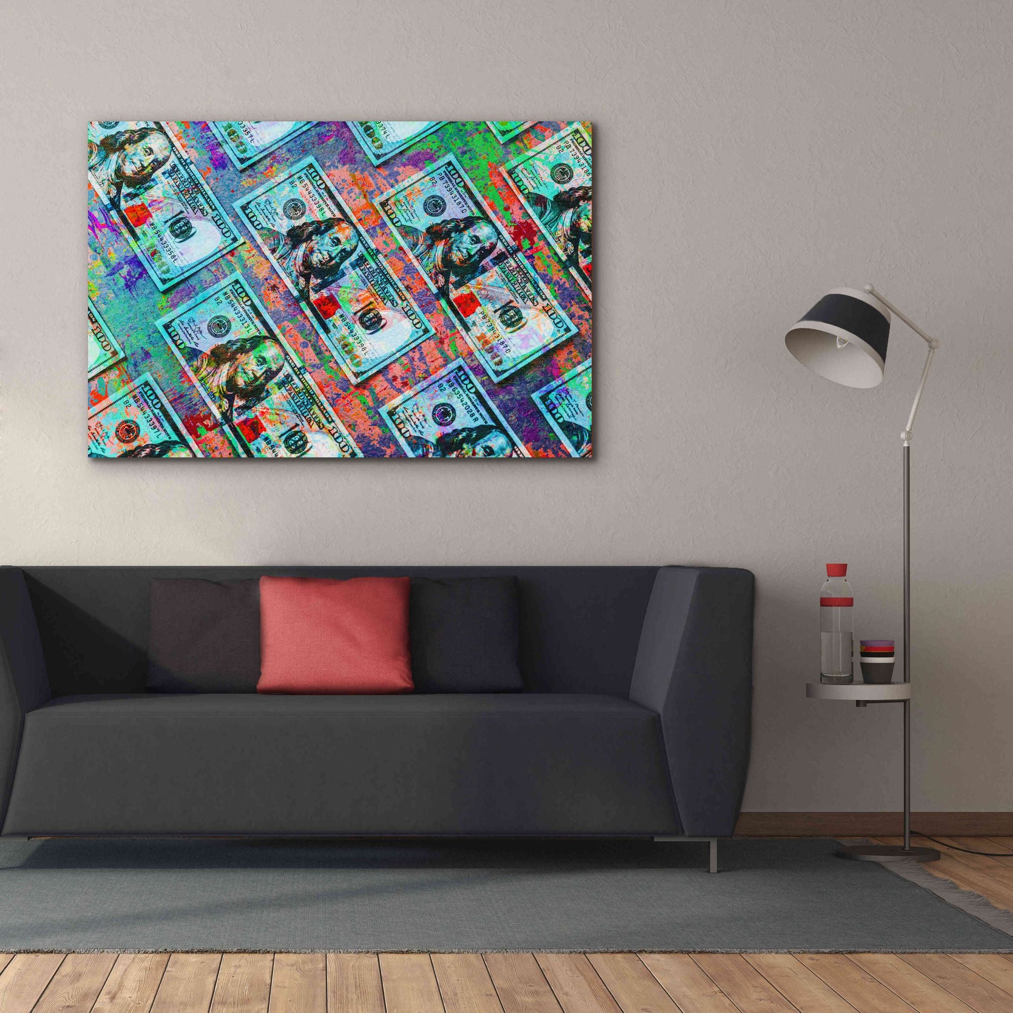 'American Plunder,' Canvas Wall Art,60x40