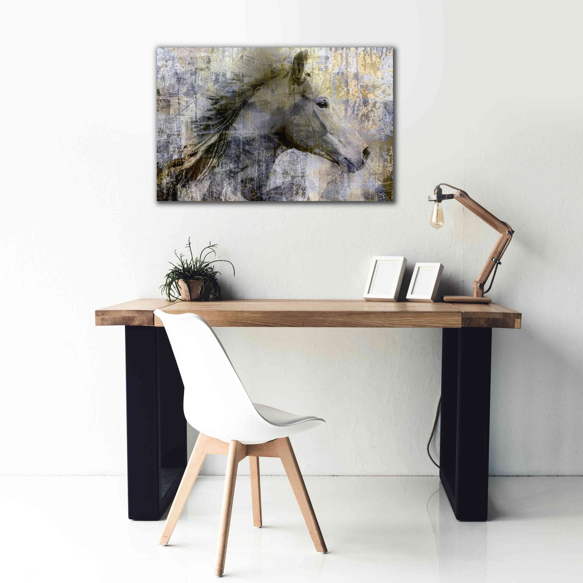 'Vintage Horse,' Canvas Wall Art,40x26