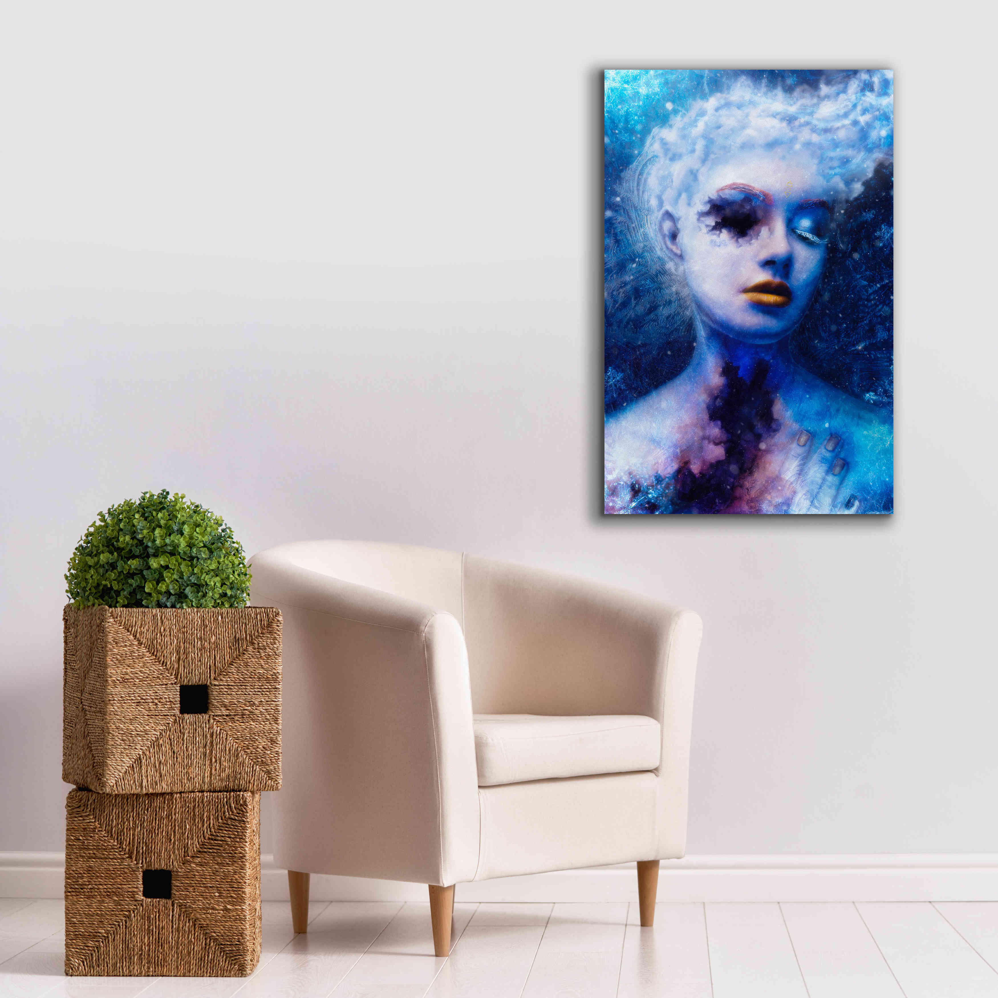 'Alexitimic Winter' by Mario Sanchez Nevado, Canvas Wall Art,26x40