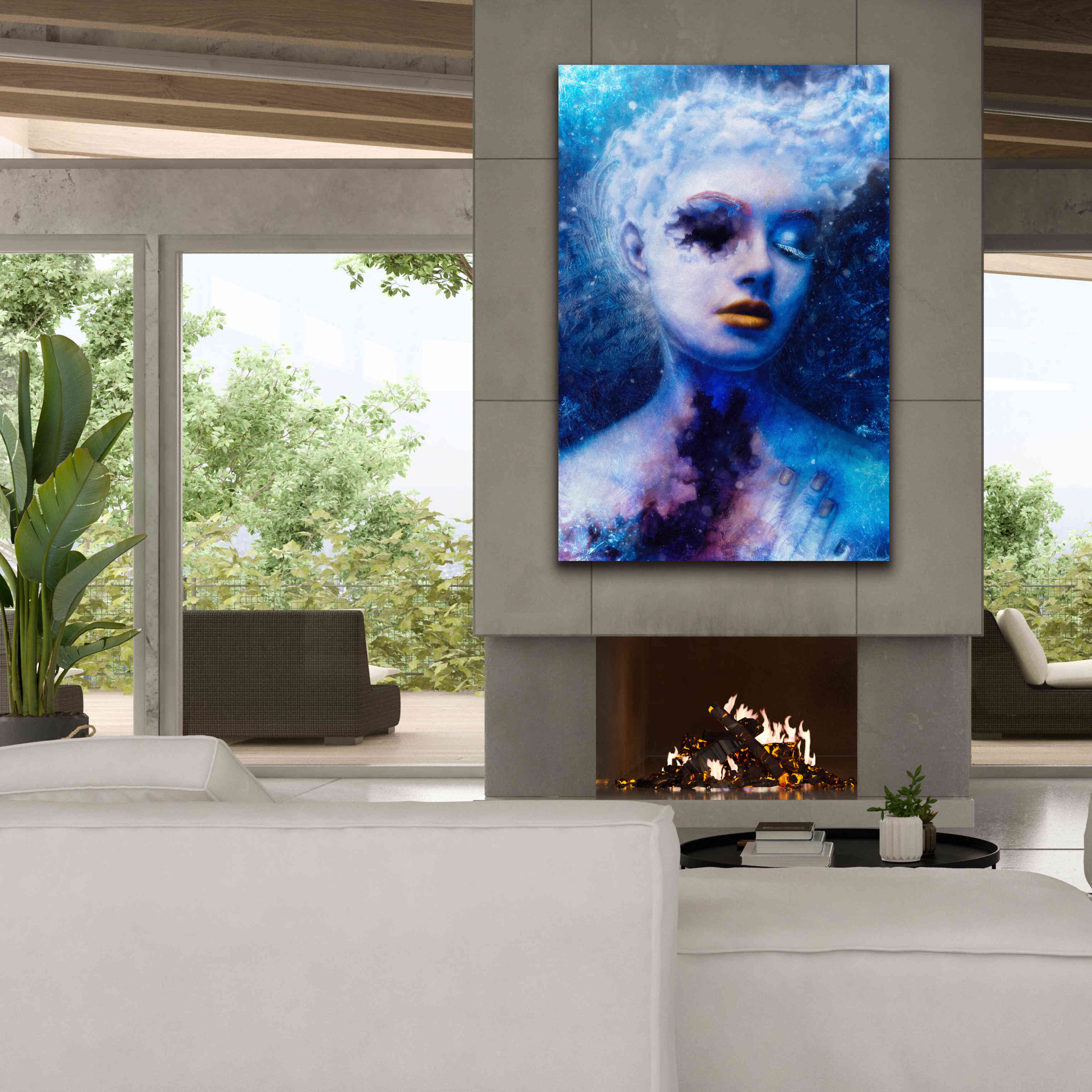 'Alexitimic Winter' by Mario Sanchez Nevado, Canvas Wall Art,40x60