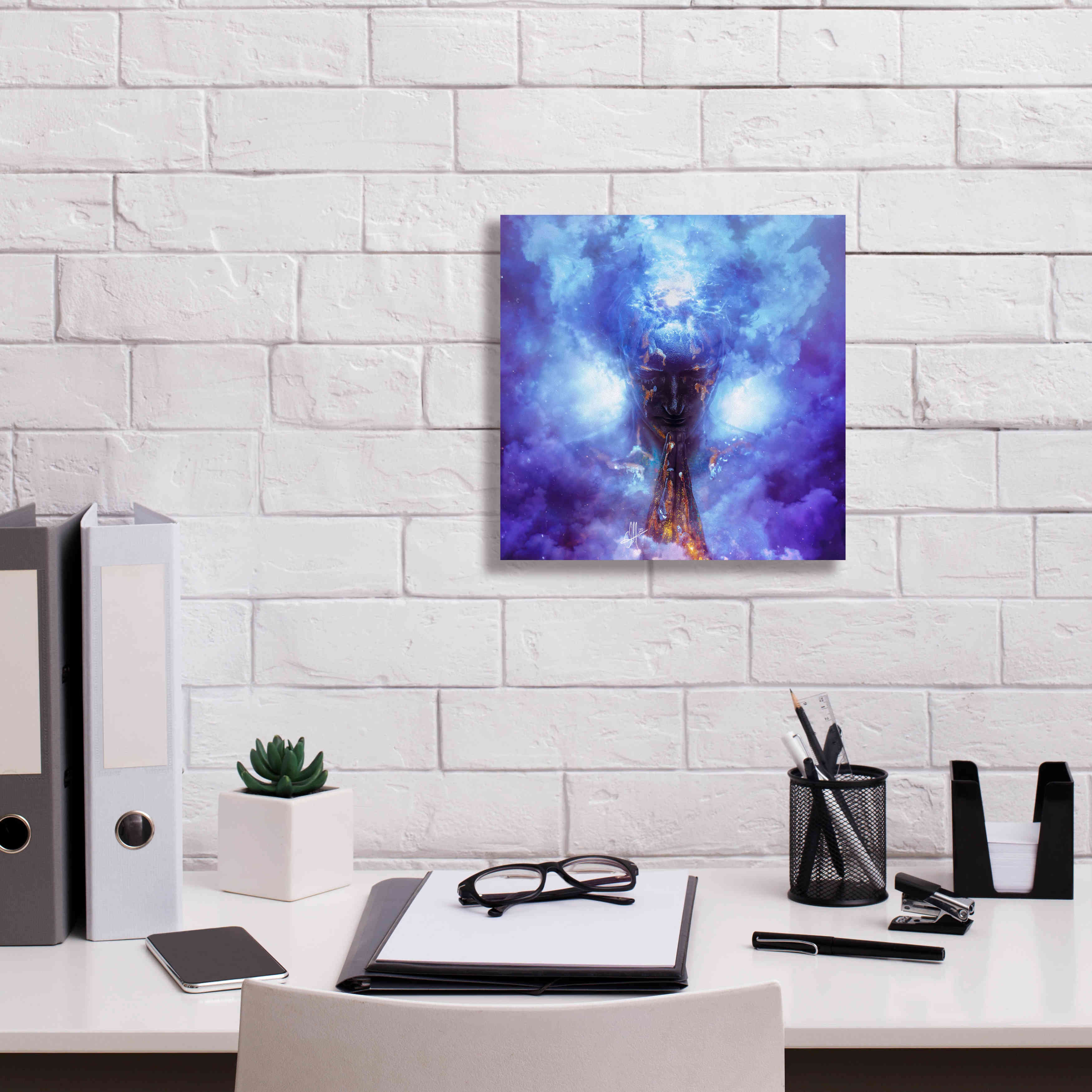 'Evaporate' by Mario Sanchez Nevado, Canvas Wall Art,12x12
