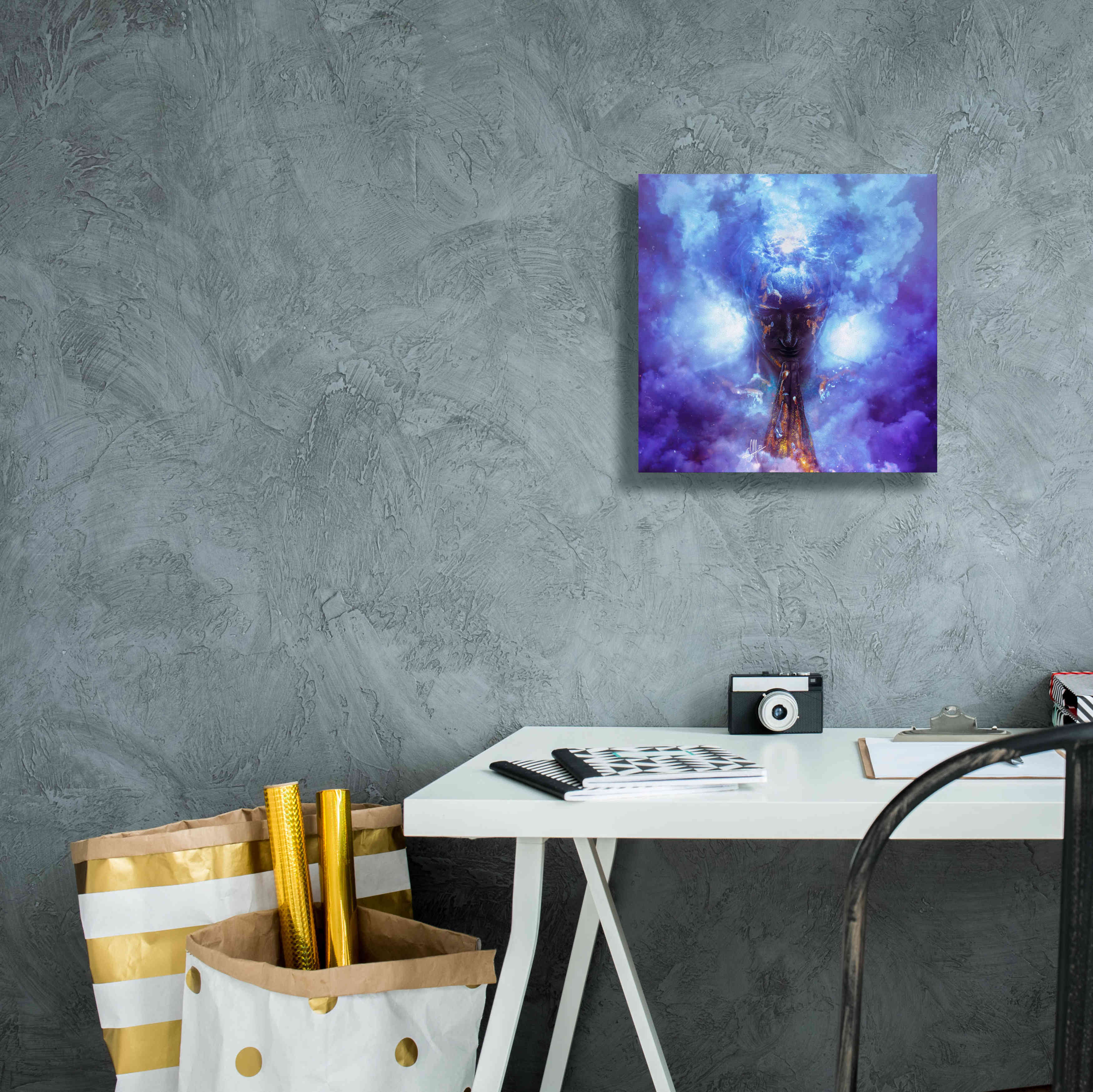 'Evaporate' by Mario Sanchez Nevado, Canvas Wall Art,12x12