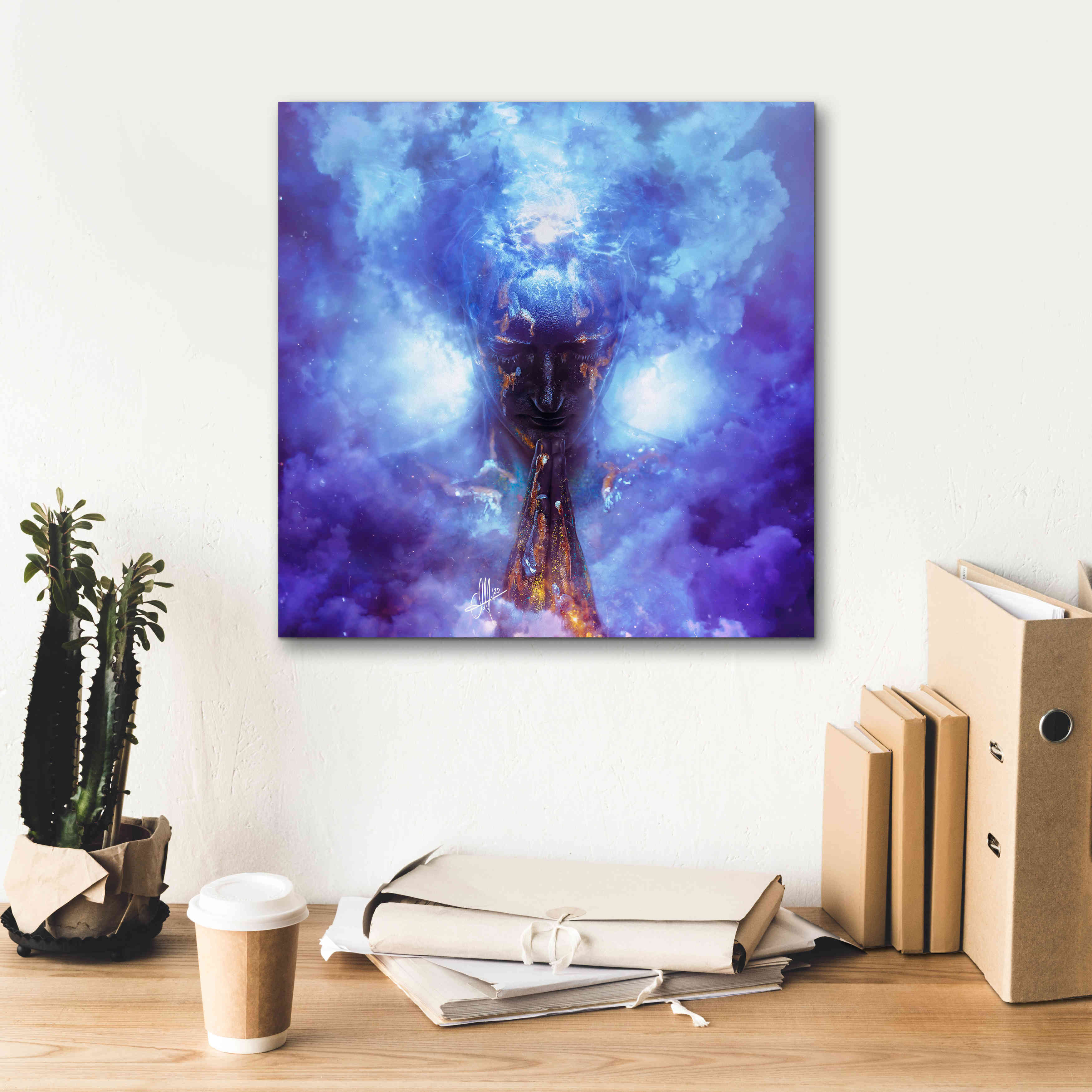 'Evaporate' by Mario Sanchez Nevado, Canvas Wall Art,18x18