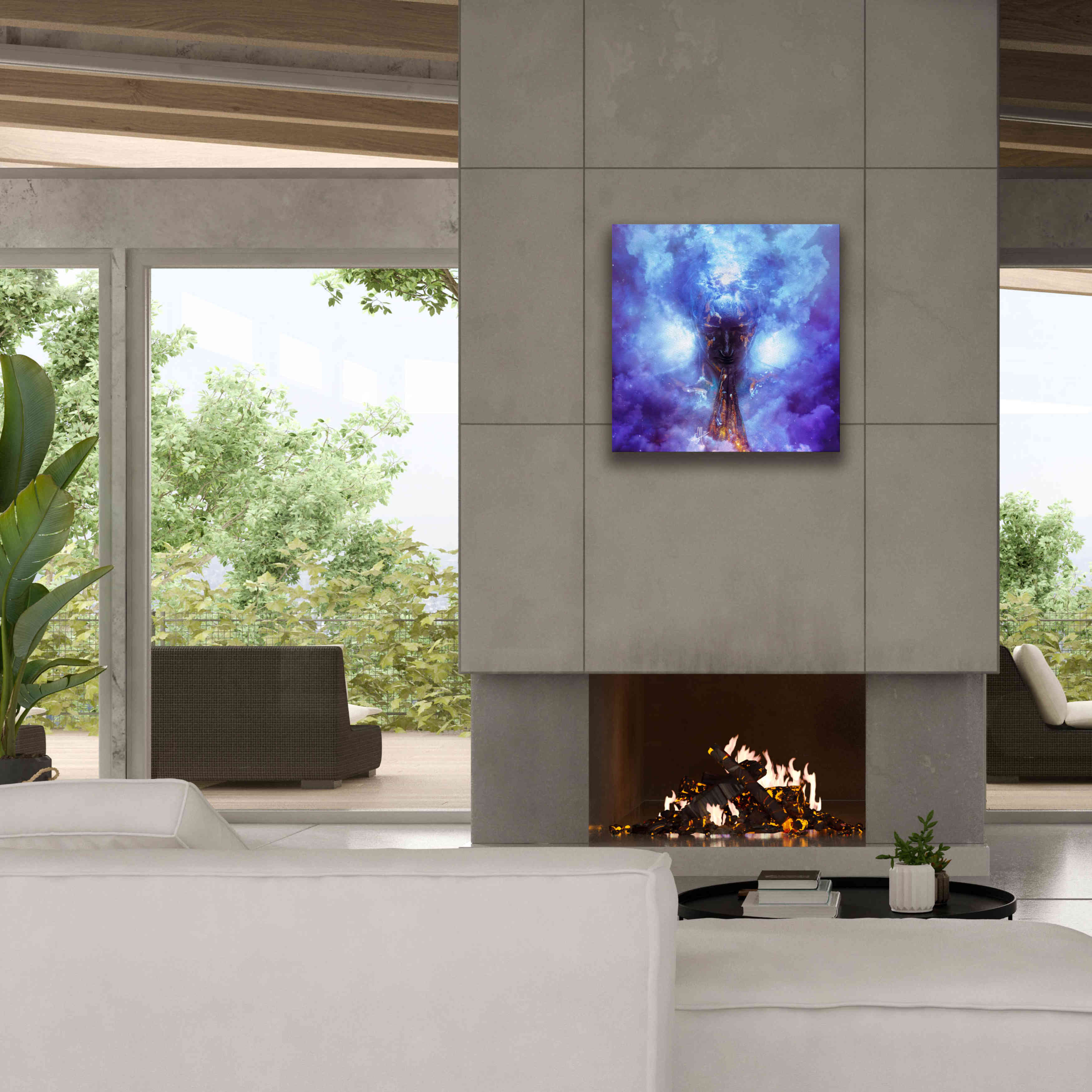 'Evaporate' by Mario Sanchez Nevado, Canvas Wall Art,26x26