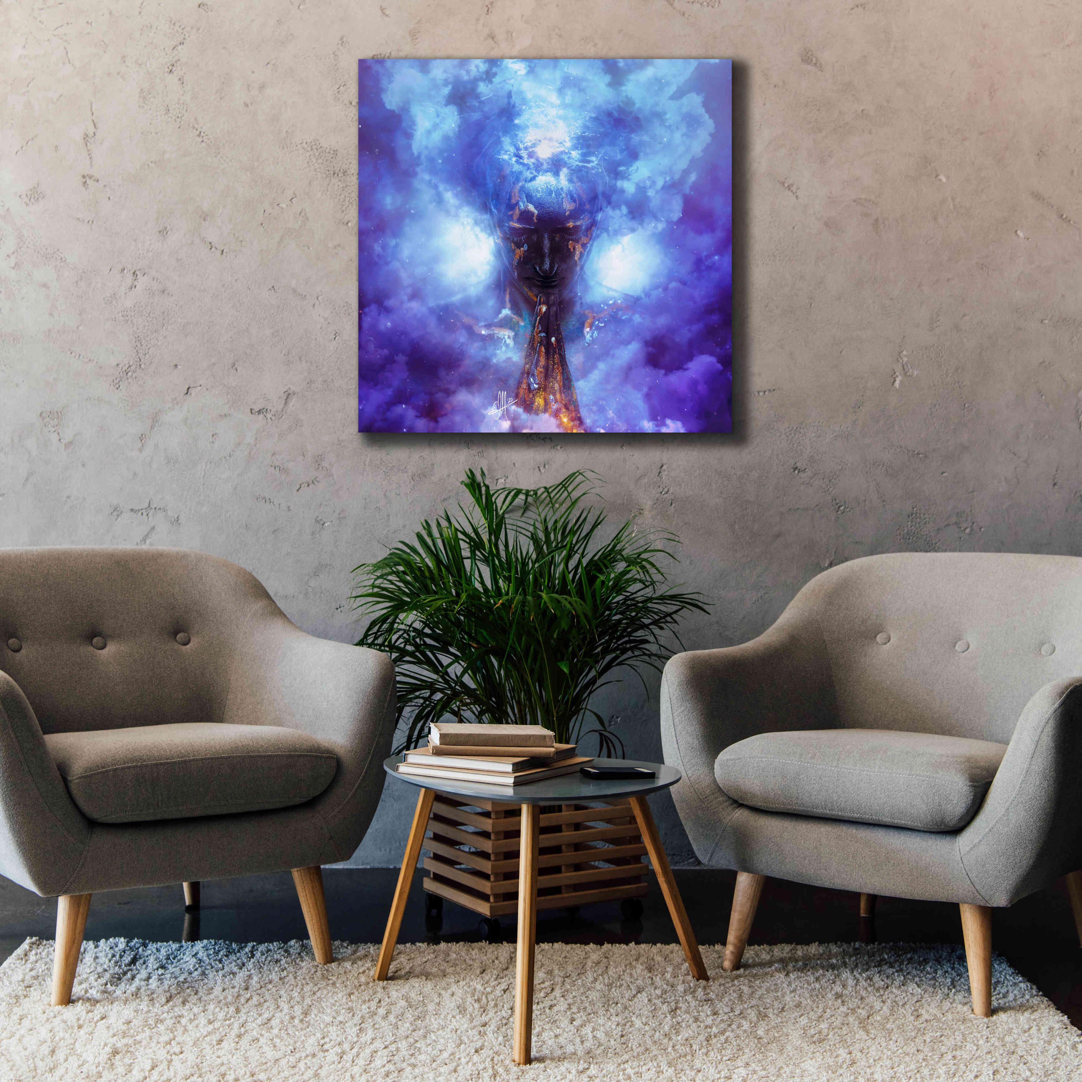 'Evaporate' by Mario Sanchez Nevado, Canvas Wall Art,37x37