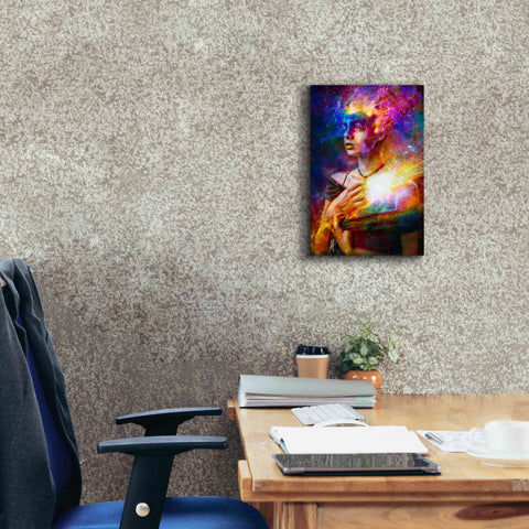 Image of 'Iridiscent Catharsis' by Mario Sanchez Nevado, Canvas Wall Art,12x18