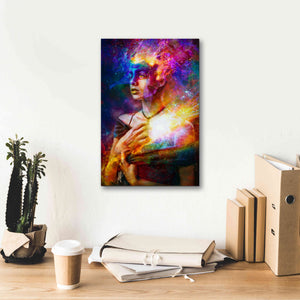 'Iridiscent Catharsis' by Mario Sanchez Nevado, Canvas Wall Art,12x18