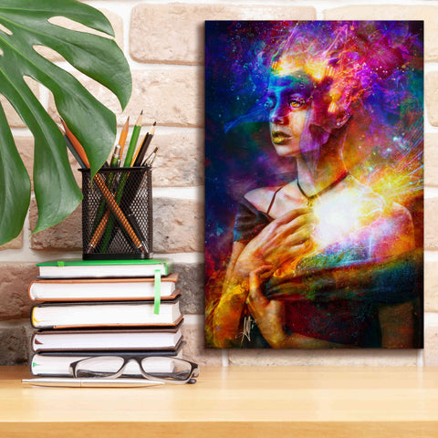 Image of 'Iridiscent Catharsis' by Mario Sanchez Nevado, Canvas Wall Art,12x18