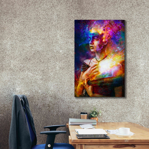Image of 'Iridiscent Catharsis' by Mario Sanchez Nevado, Canvas Wall Art,26x40