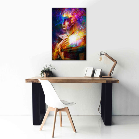 Image of 'Iridiscent Catharsis' by Mario Sanchez Nevado, Canvas Wall Art,26x40