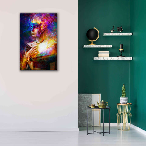 Image of 'Iridiscent Catharsis' by Mario Sanchez Nevado, Canvas Wall Art,26x40