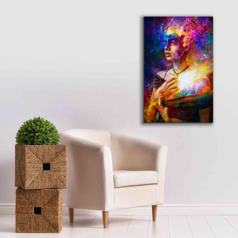 Image of 'Iridiscent Catharsis' by Mario Sanchez Nevado, Canvas Wall Art,26x40