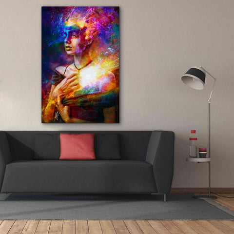 Image of 'Iridiscent Catharsis' by Mario Sanchez Nevado, Canvas Wall Art,40x60