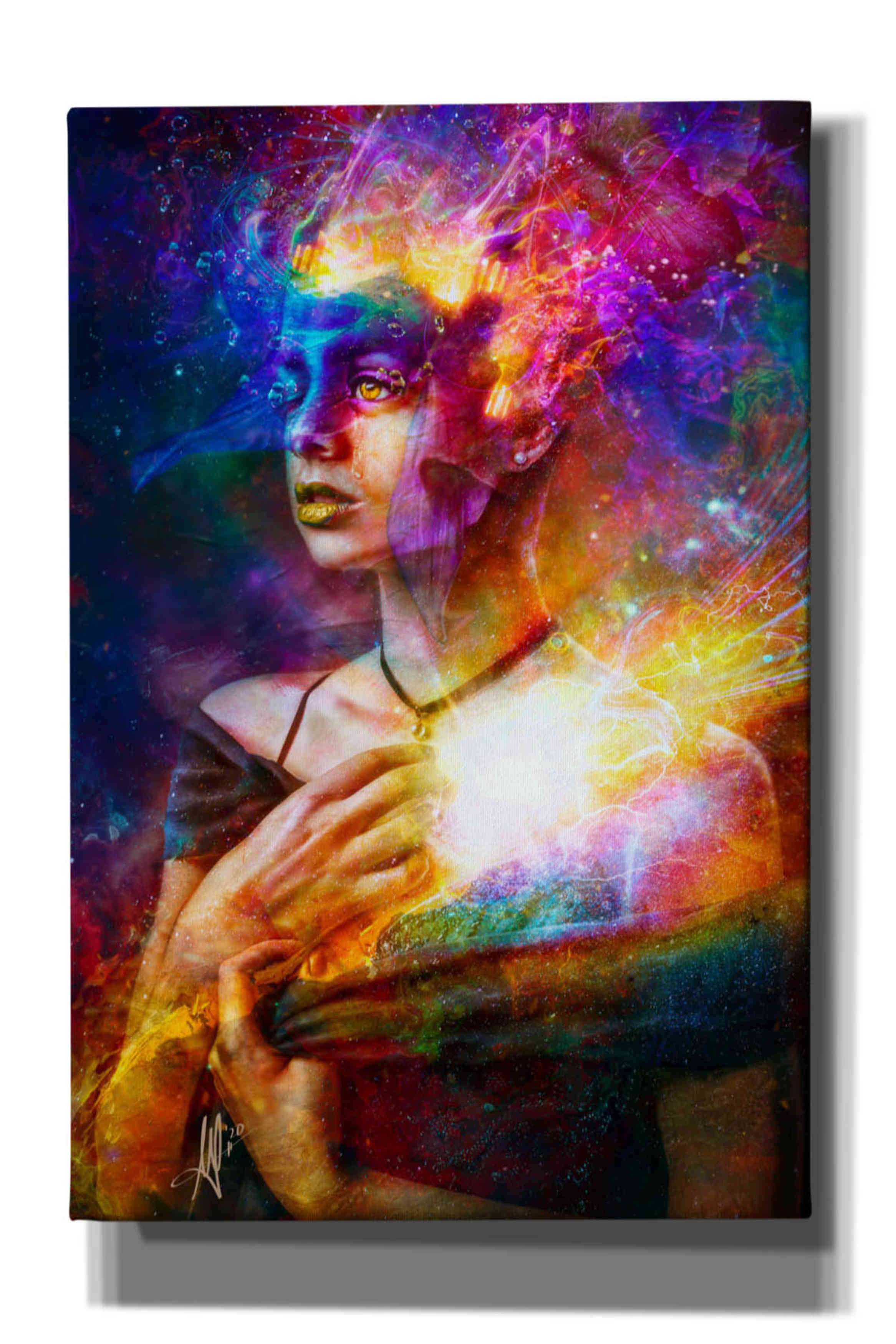 'Iridiscent Catharsis' by Mario Sanchez Nevado, Canvas Wall Art