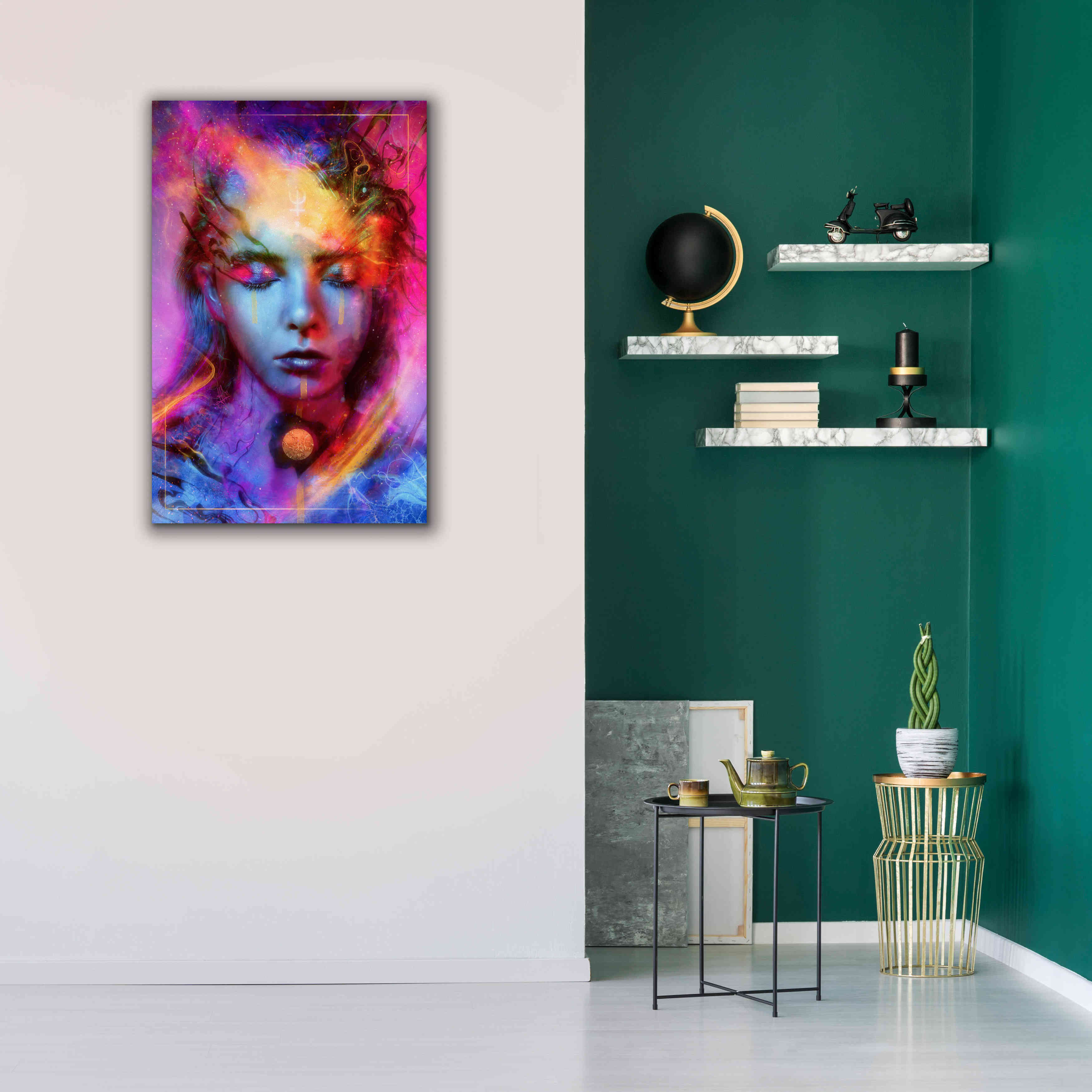 'Neptunian Metanoia' by Mario Sanchez Nevado, Canvas Wall Art,26x40