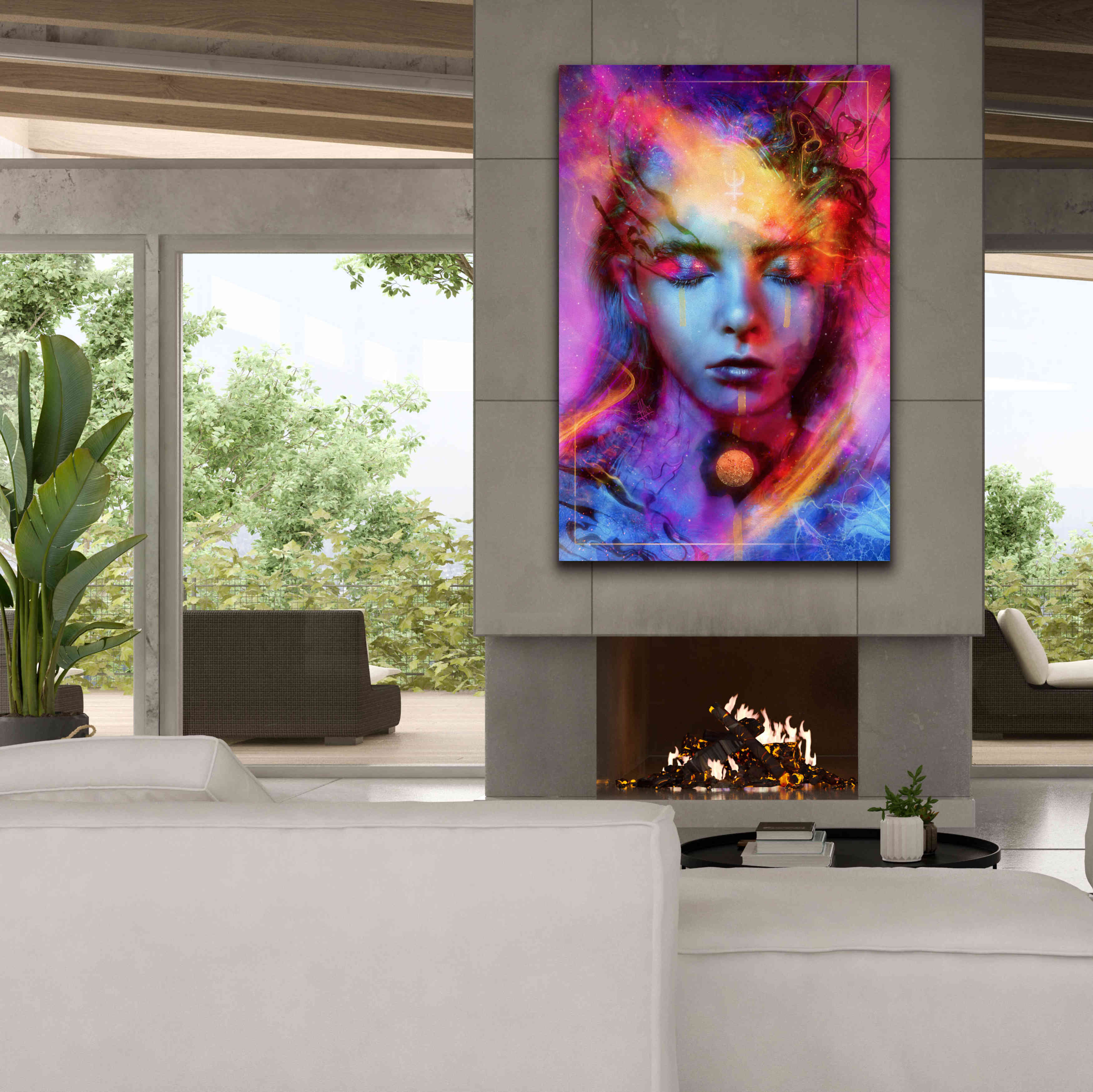 'Neptunian Metanoia' by Mario Sanchez Nevado, Canvas Wall Art,40x60