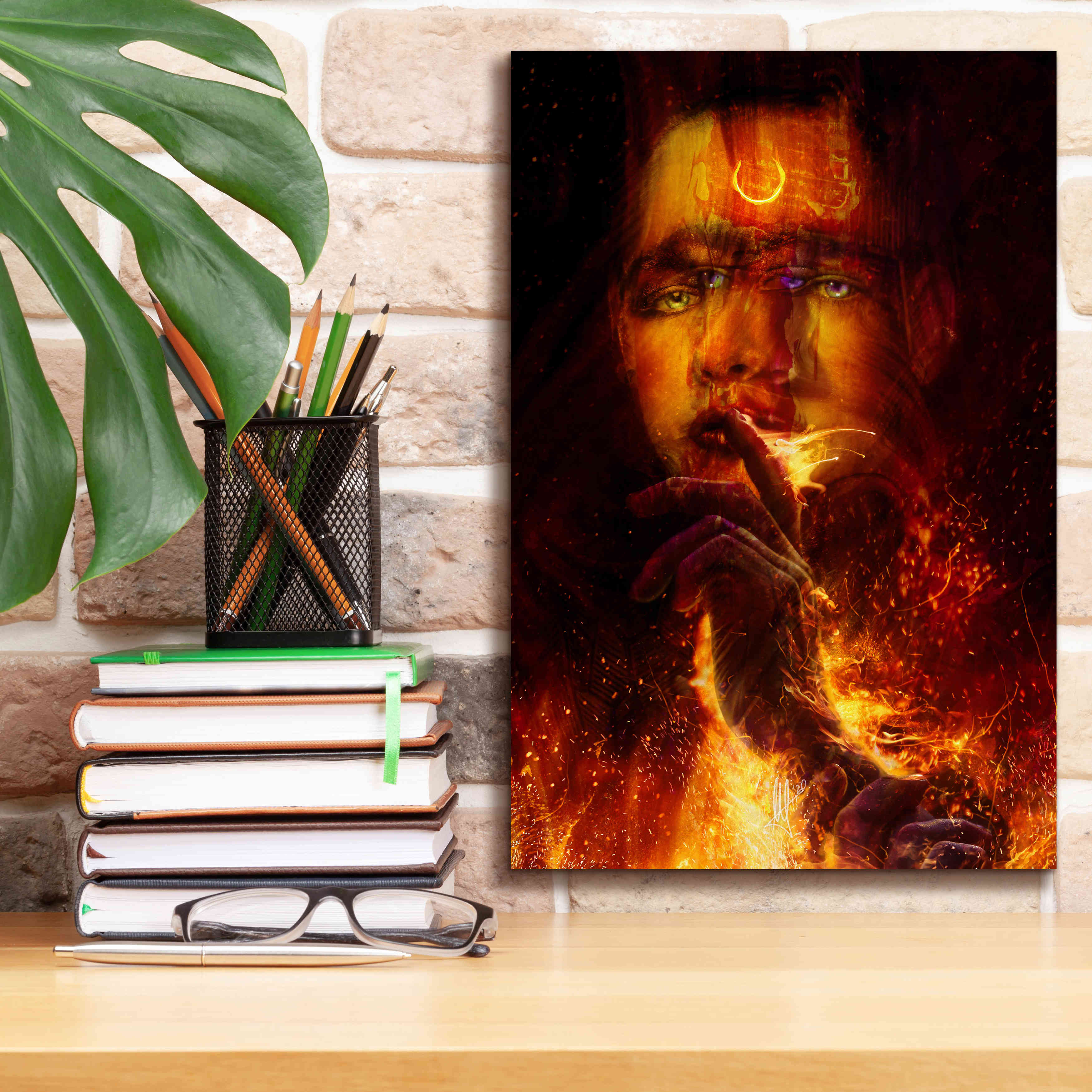 'Passive Agressive Heatwave' by Mario Sanchez Nevado, Canvas Wall Art,12x18