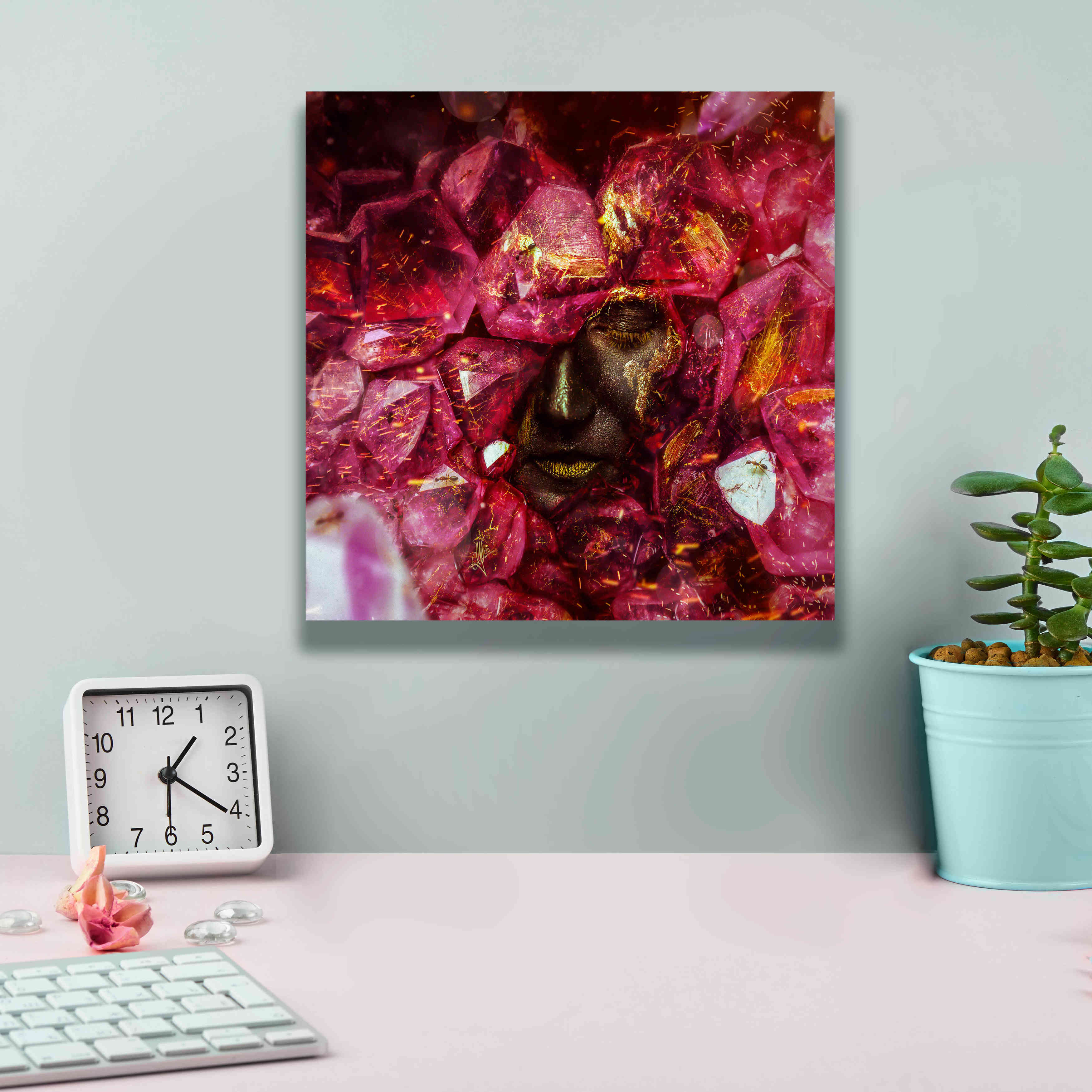 'States of the Matter - Crystallize' by Mario Sanchez Nevado, Canvas Wall Art,12x12