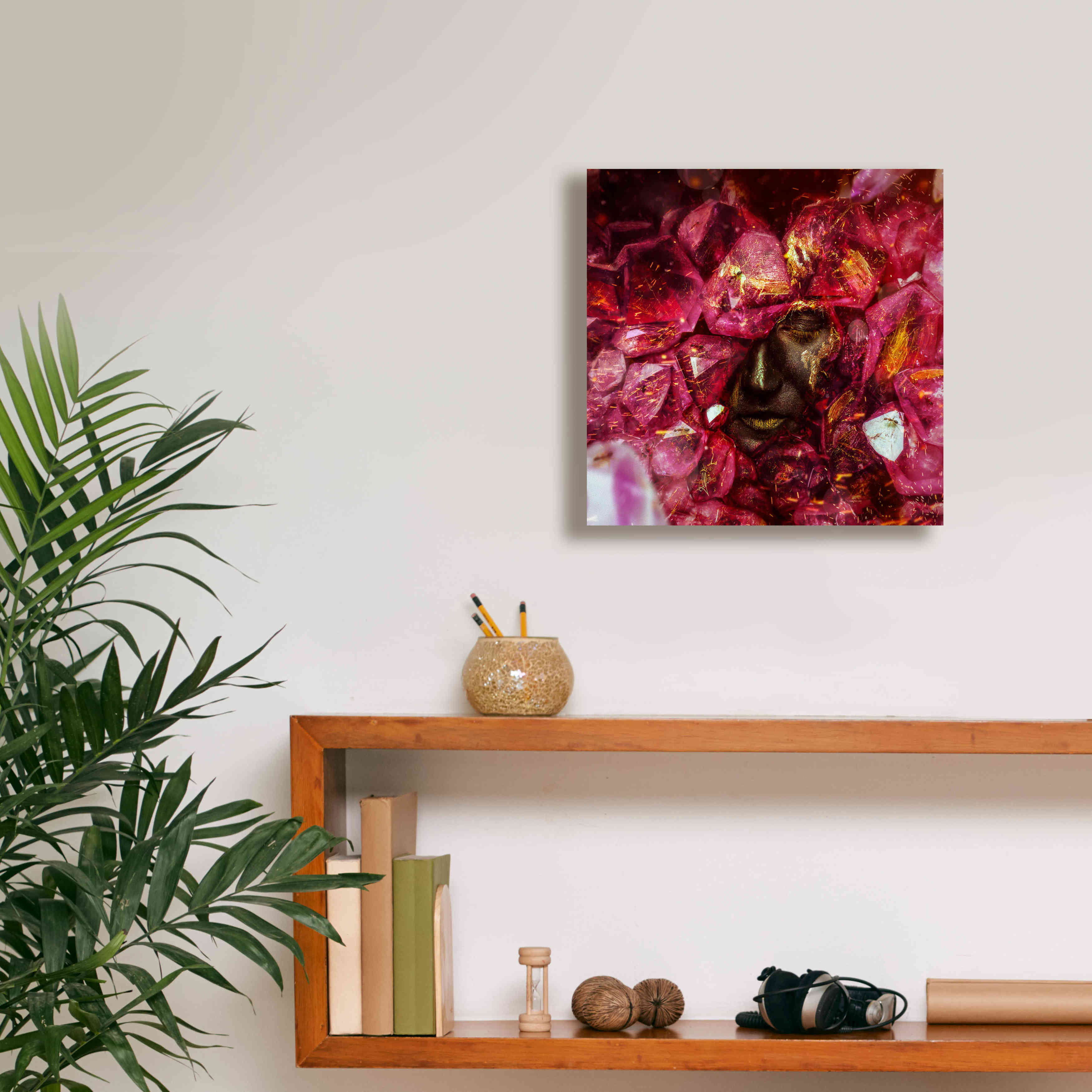 'States of the Matter - Crystallize' by Mario Sanchez Nevado, Canvas Wall Art,12x12