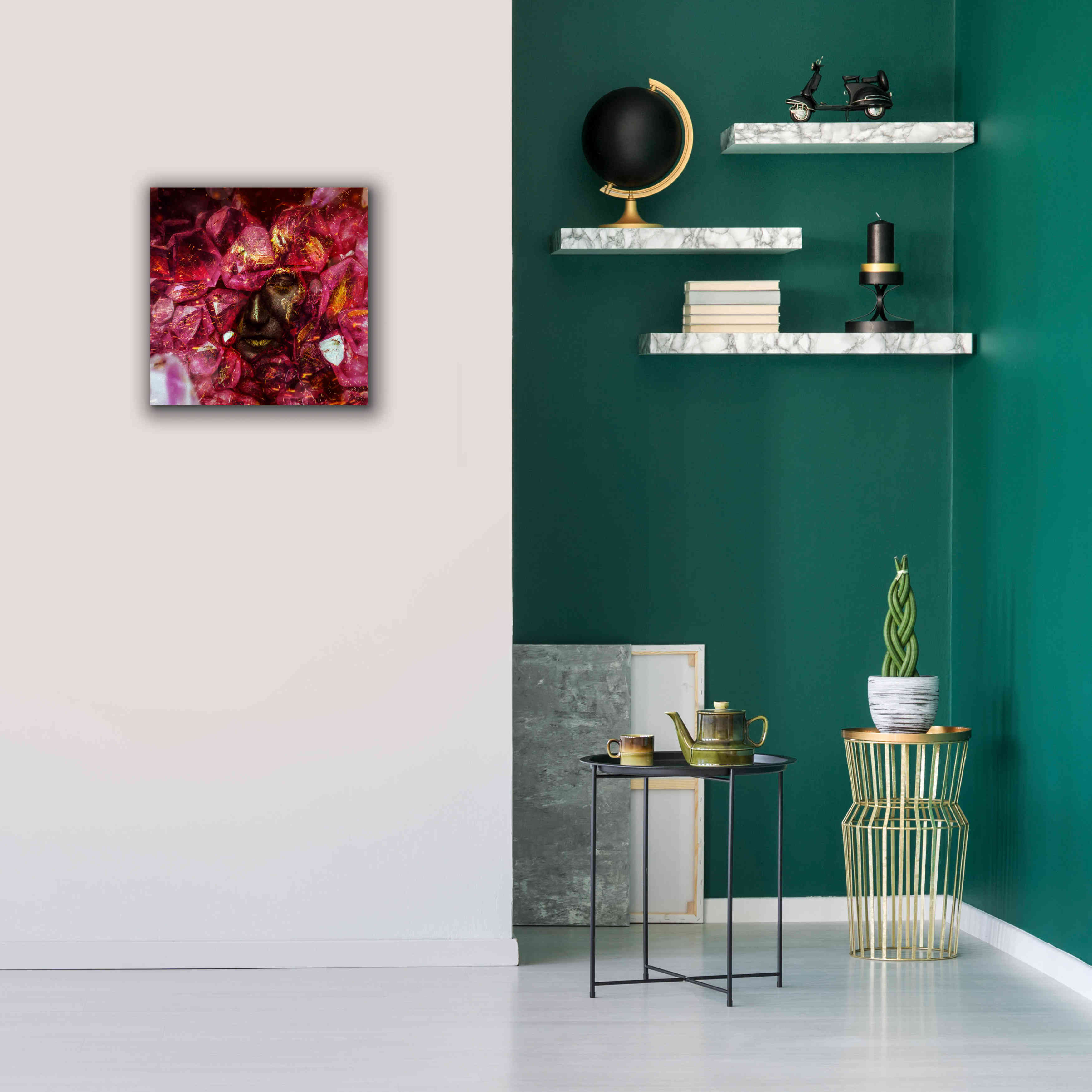 'States of the Matter - Crystallize' by Mario Sanchez Nevado, Canvas Wall Art,18x18