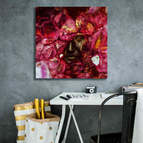 Image of 'States of the Matter - Crystallize' by Mario Sanchez Nevado, Canvas Wall Art,26x26