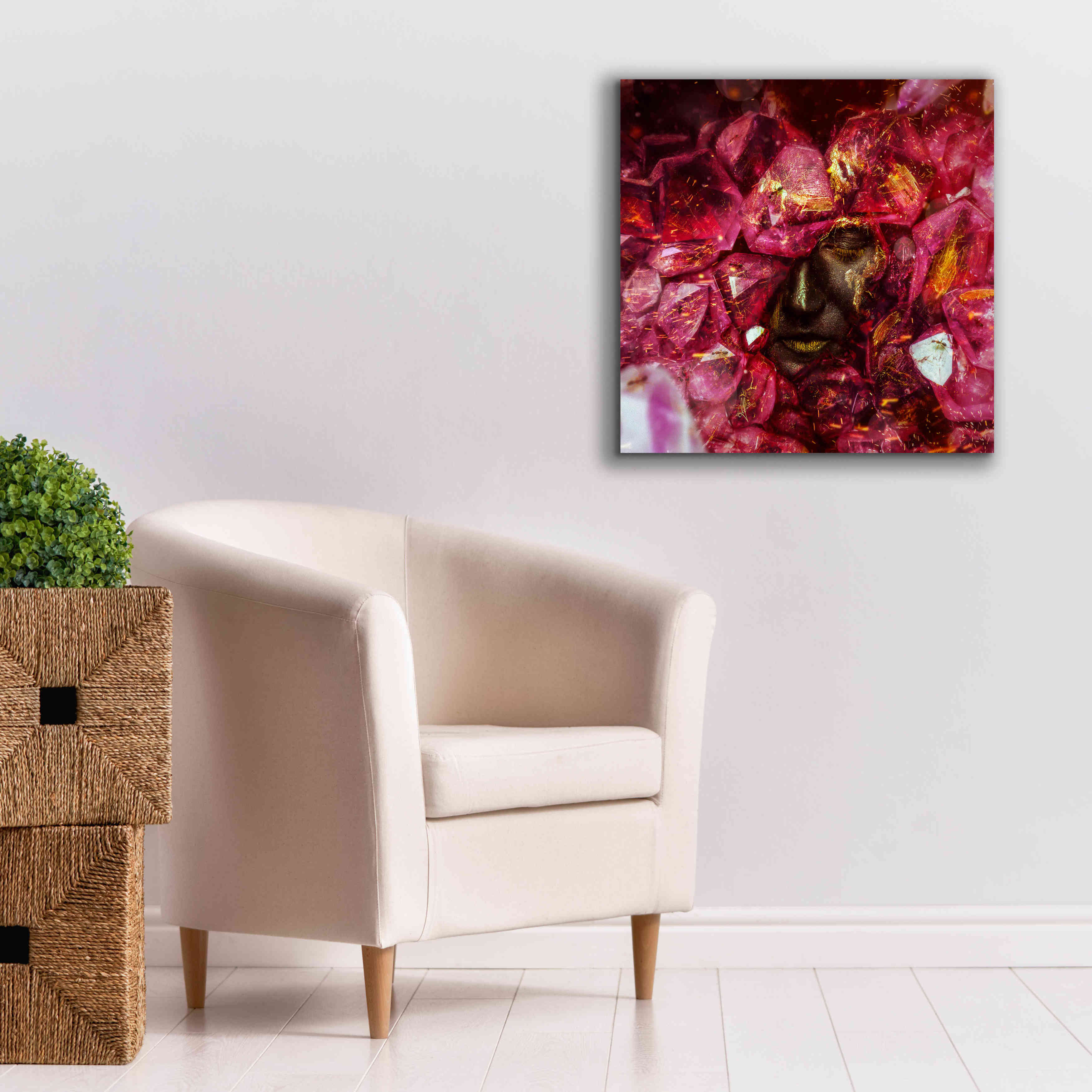 'States of the Matter - Crystallize' by Mario Sanchez Nevado, Canvas Wall Art,26x26