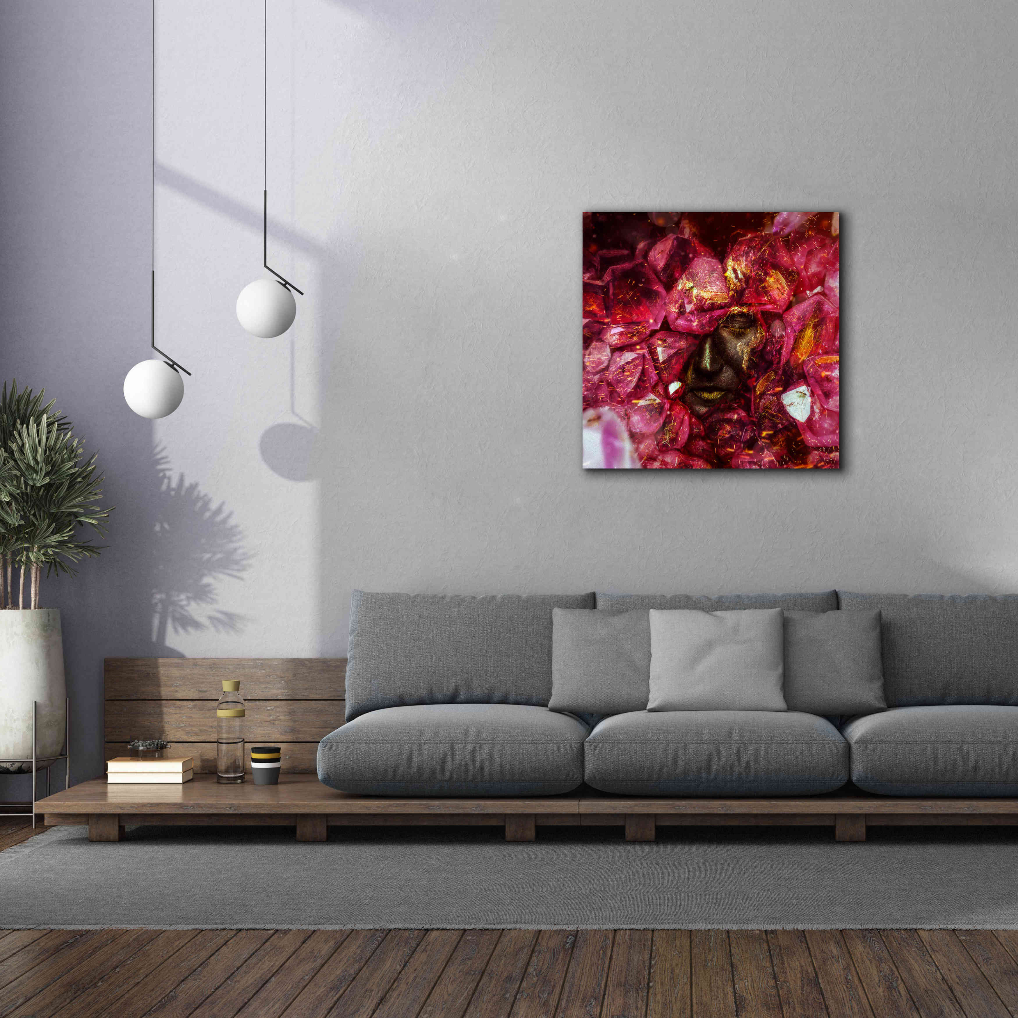 'States of the Matter - Crystallize' by Mario Sanchez Nevado, Canvas Wall Art,37x37