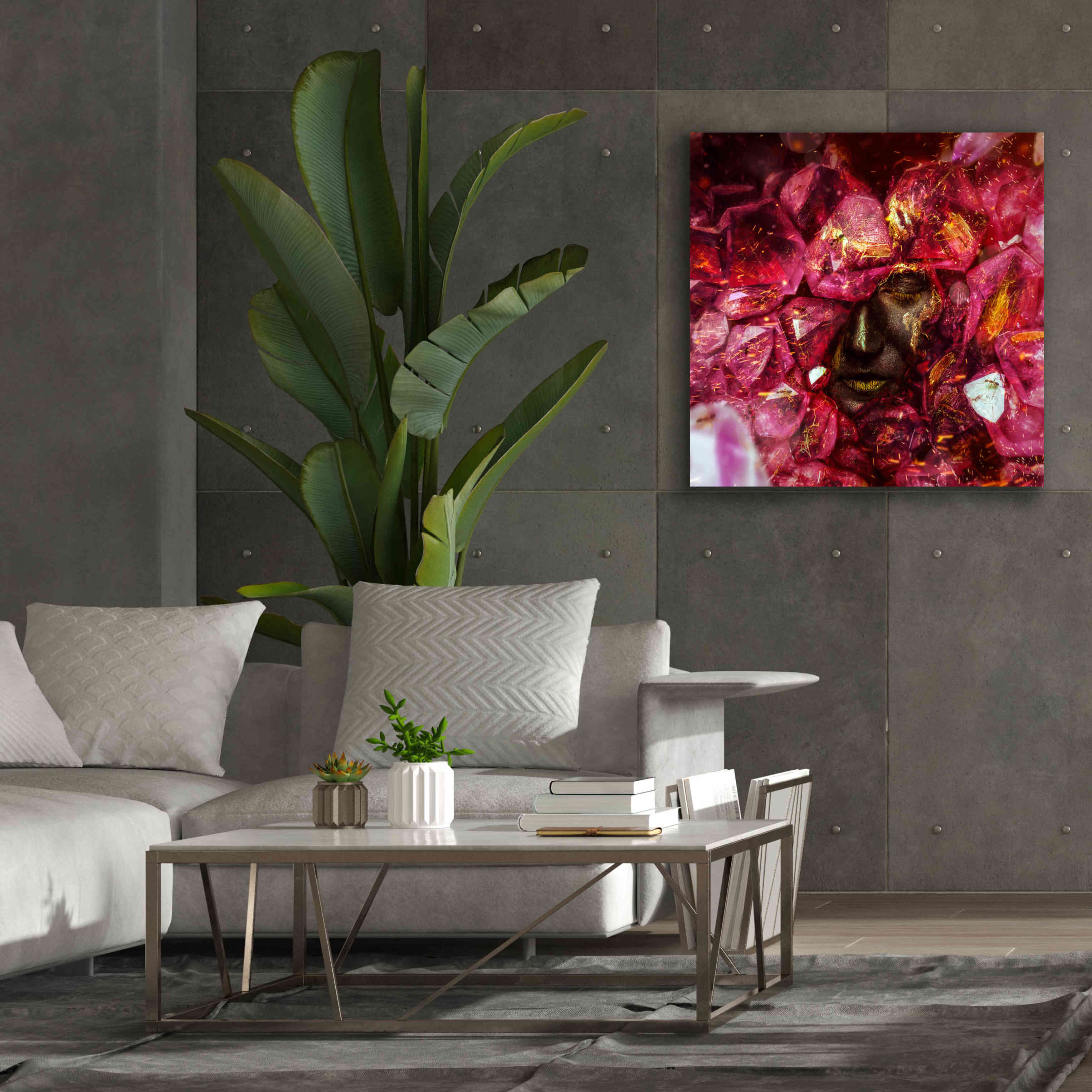 'States of the Matter - Crystallize' by Mario Sanchez Nevado, Canvas Wall Art,37x37