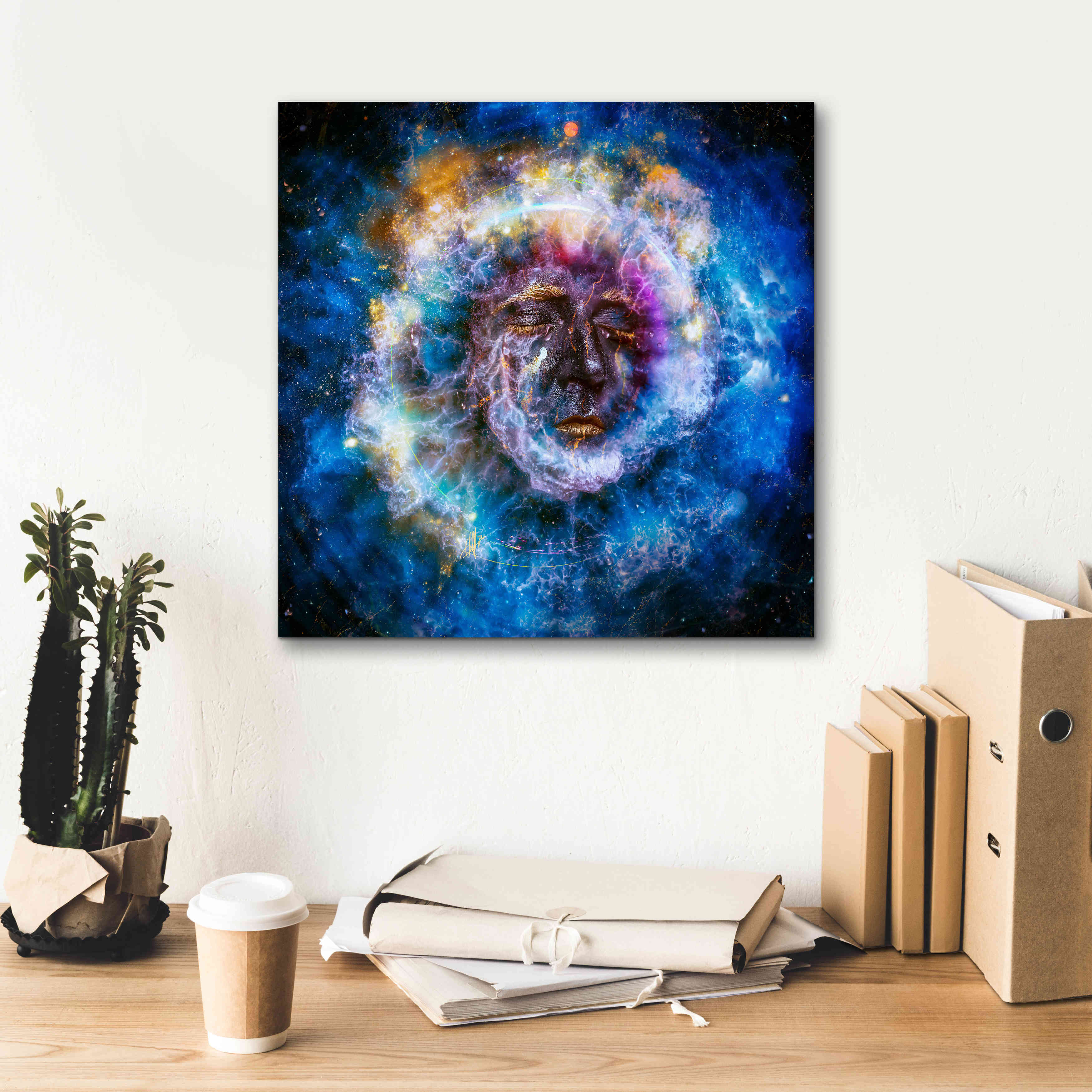 'States of the Matter - Liquify' by Mario Sanchez Nevado, Canvas Wall Art,18x18