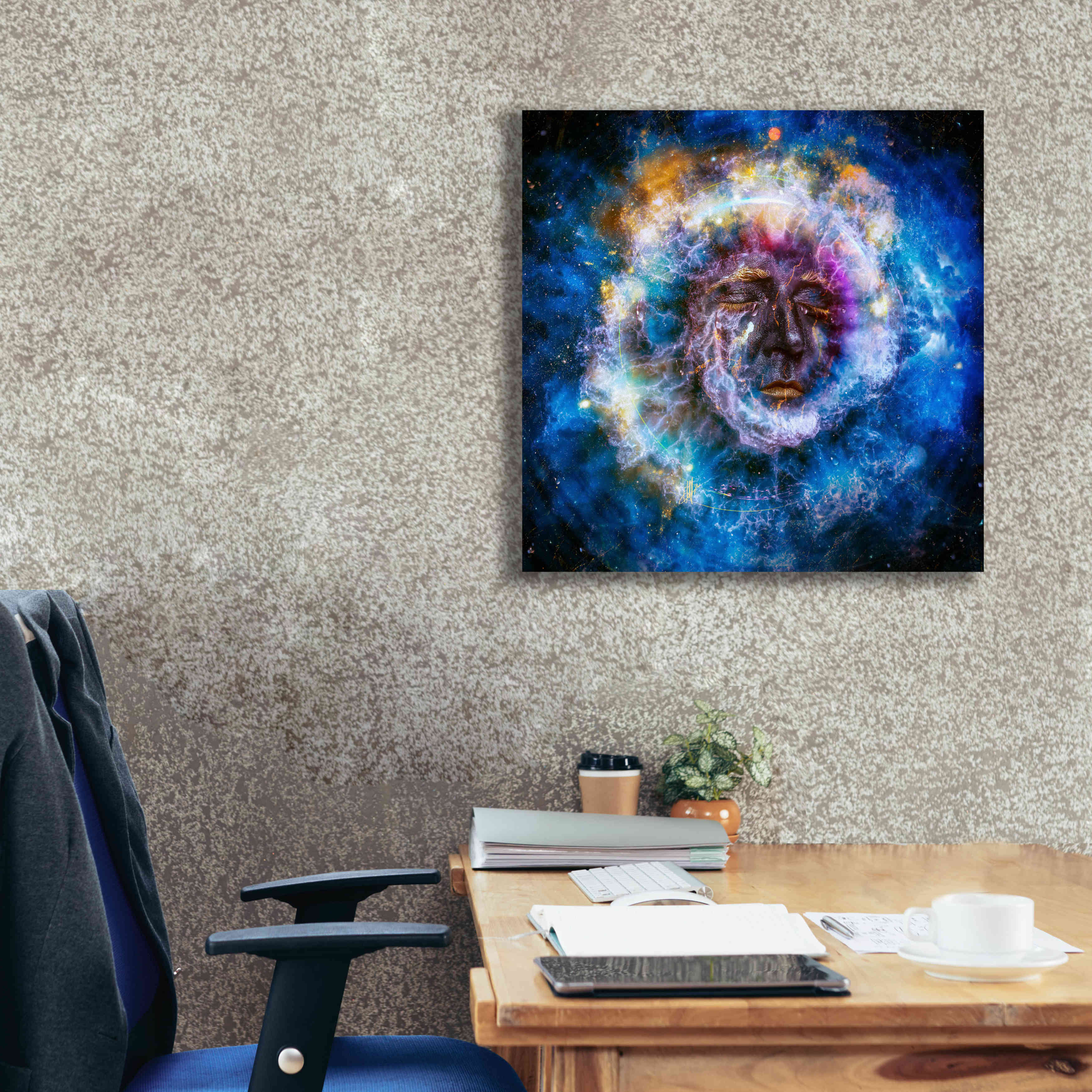 'States of the Matter - Liquify' by Mario Sanchez Nevado, Canvas Wall Art,26x26