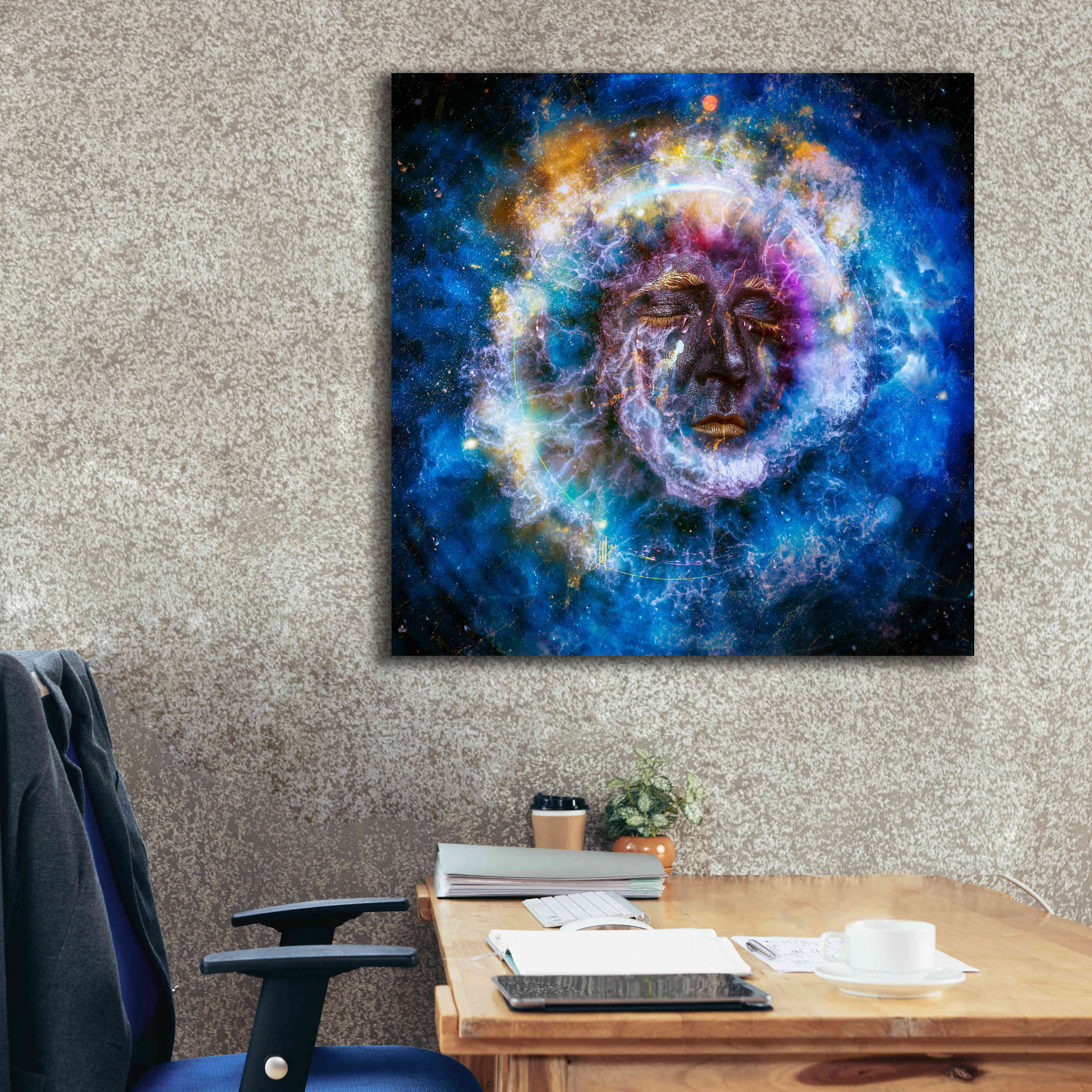 'States of the Matter - Liquify' by Mario Sanchez Nevado, Canvas Wall Art,37x37
