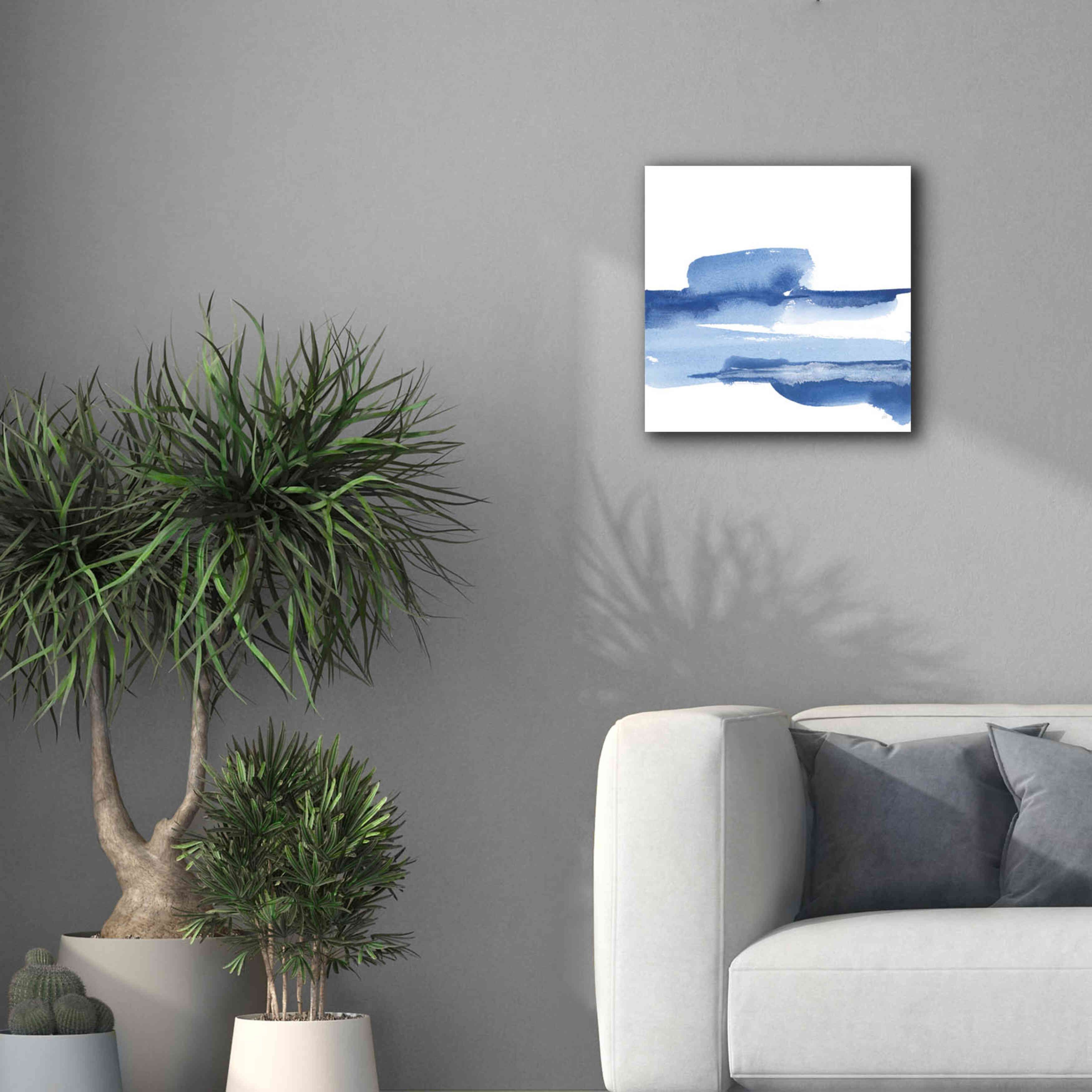 'Classic Blue I' by Chris Paschke, Giclee Canvas Wall Art,18x18