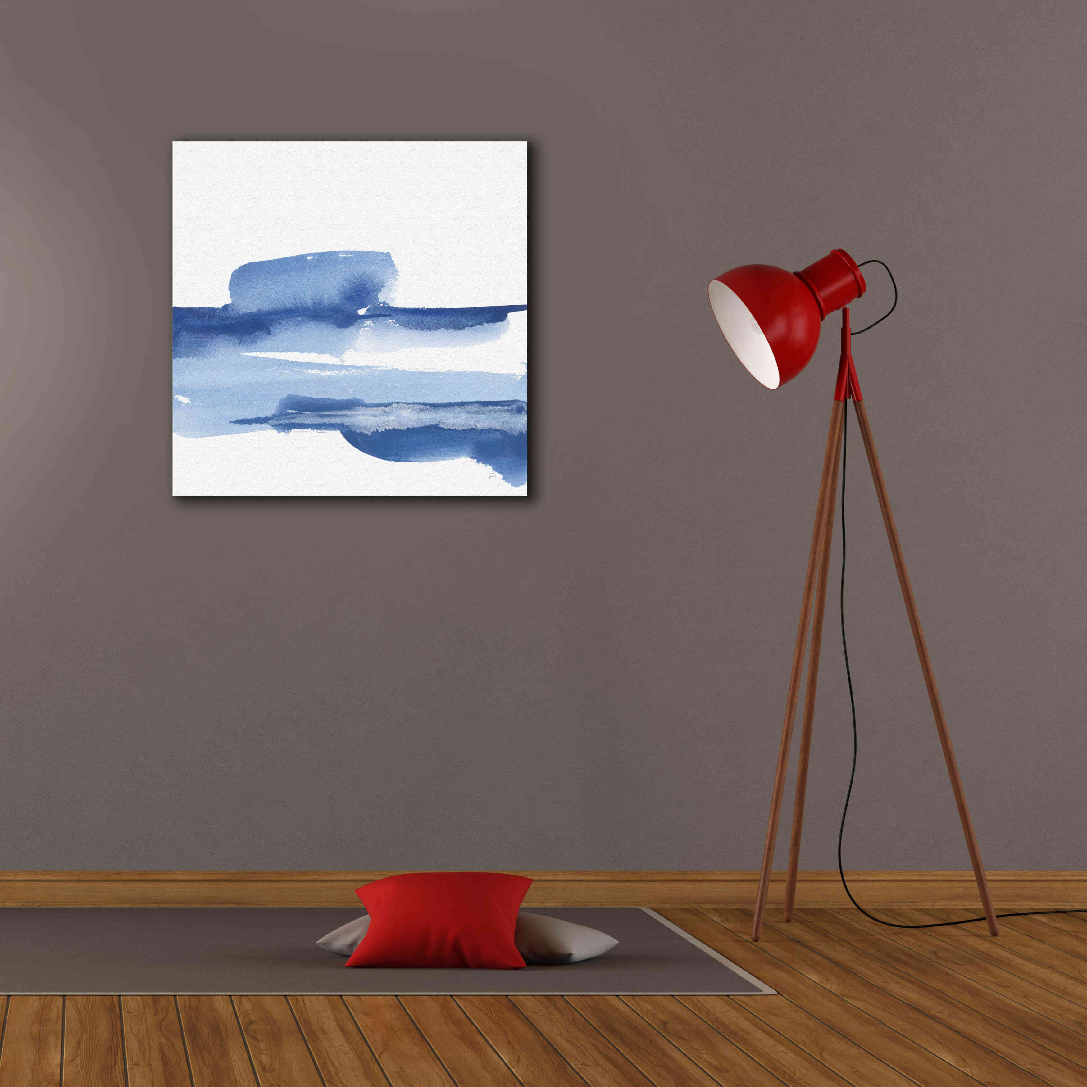 'Classic Blue I' by Chris Paschke, Giclee Canvas Wall Art,26x26