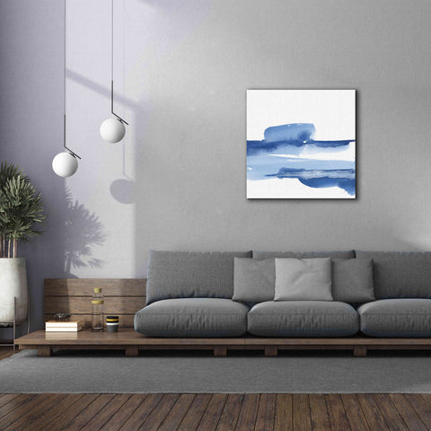 Image of 'Classic Blue I' by Chris Paschke, Giclee Canvas Wall Art,37x37