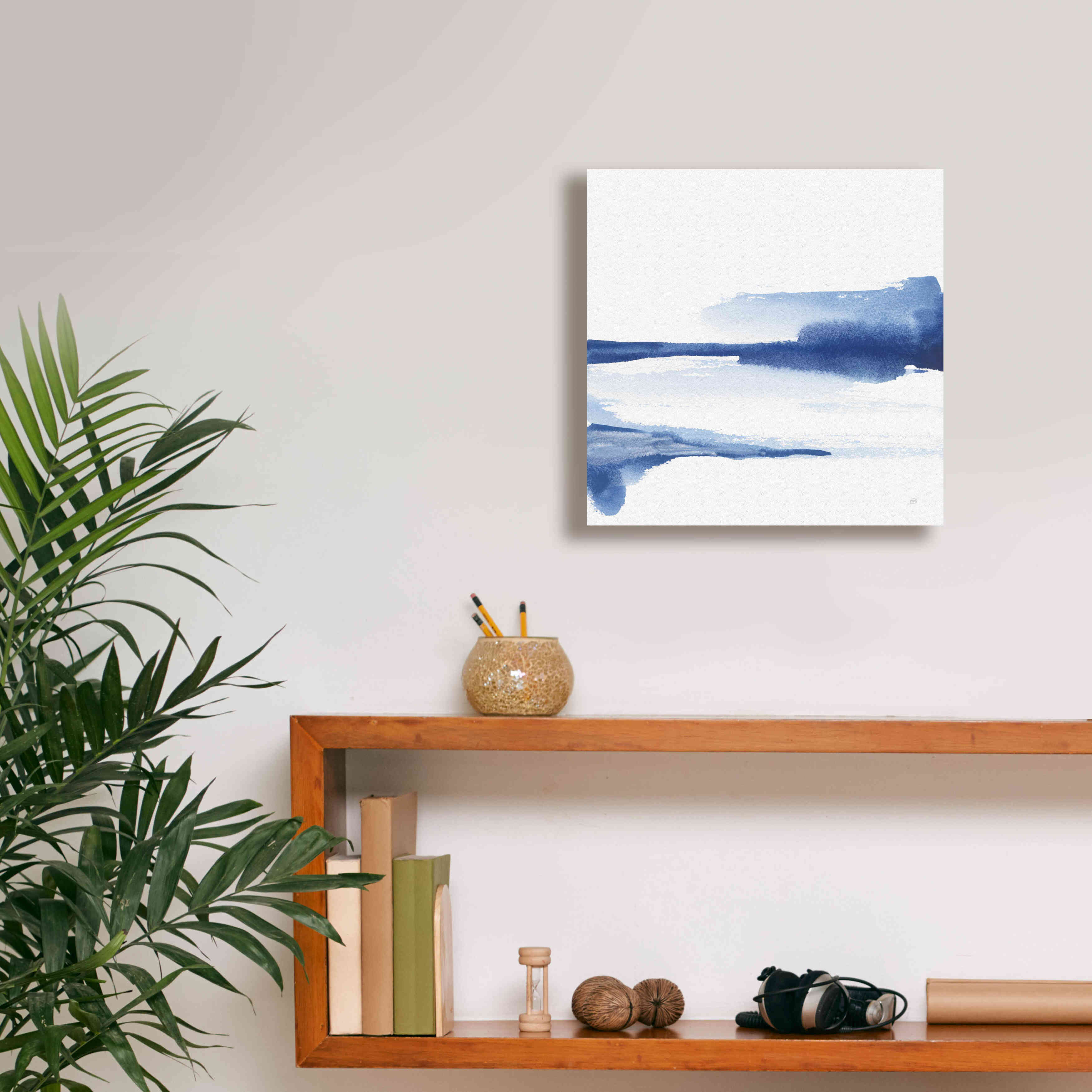 'Classic Blue II' by Chris Paschke, Giclee Canvas Wall Art,12x12