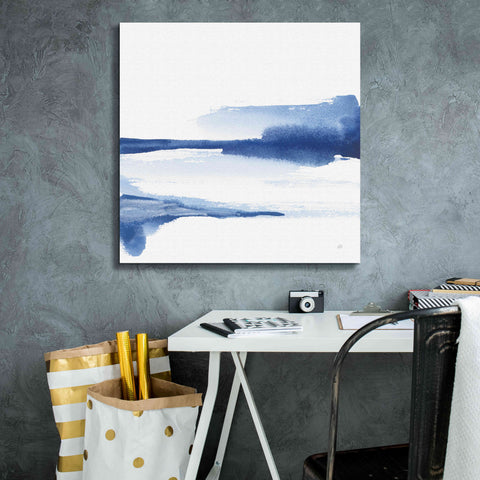 Image of 'Classic Blue II' by Chris Paschke, Giclee Canvas Wall Art,26x26