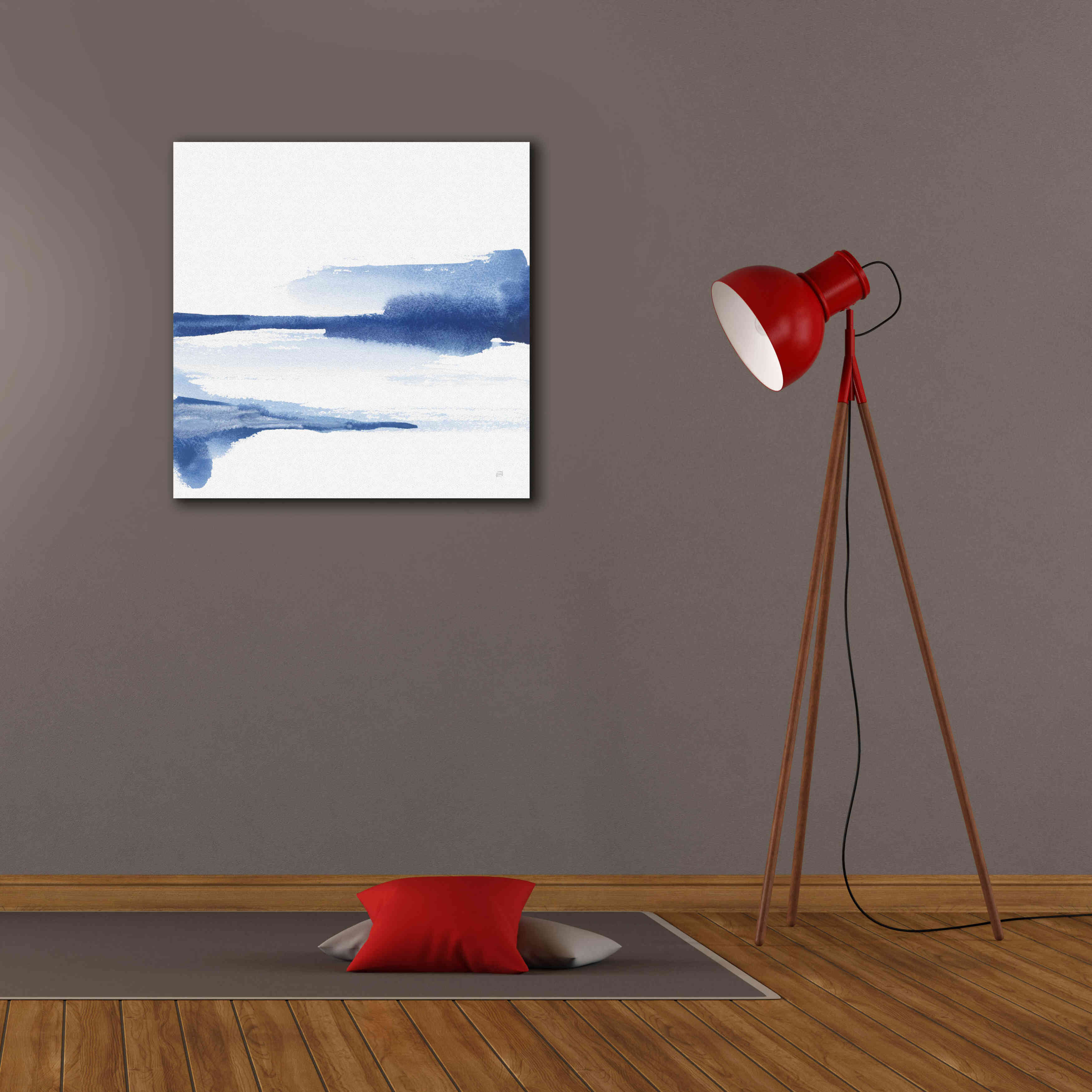 'Classic Blue II' by Chris Paschke, Giclee Canvas Wall Art,26x26