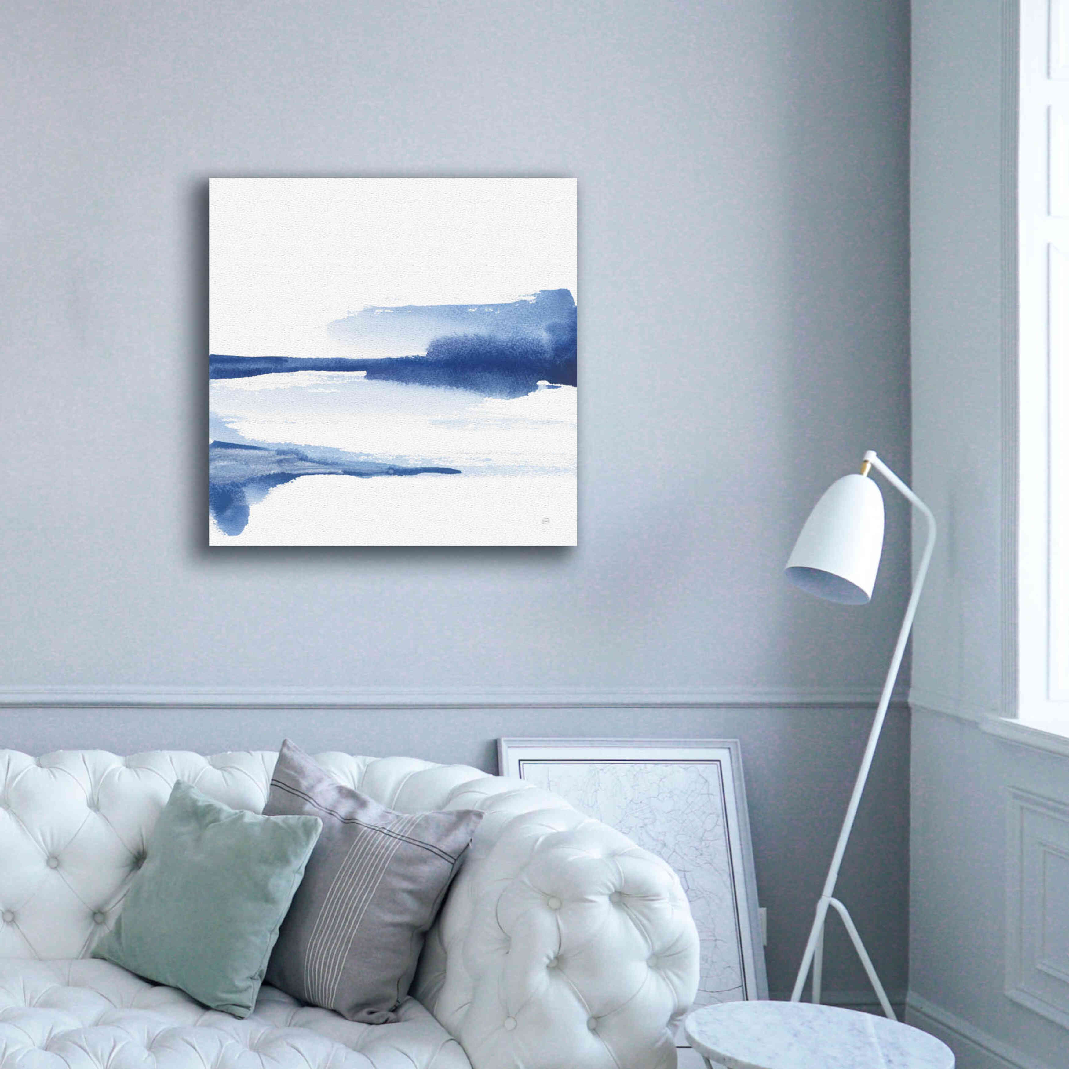 'Classic Blue II' by Chris Paschke, Giclee Canvas Wall Art,37x37
