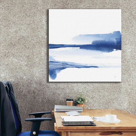 Image of 'Classic Blue II' by Chris Paschke, Giclee Canvas Wall Art,37x37