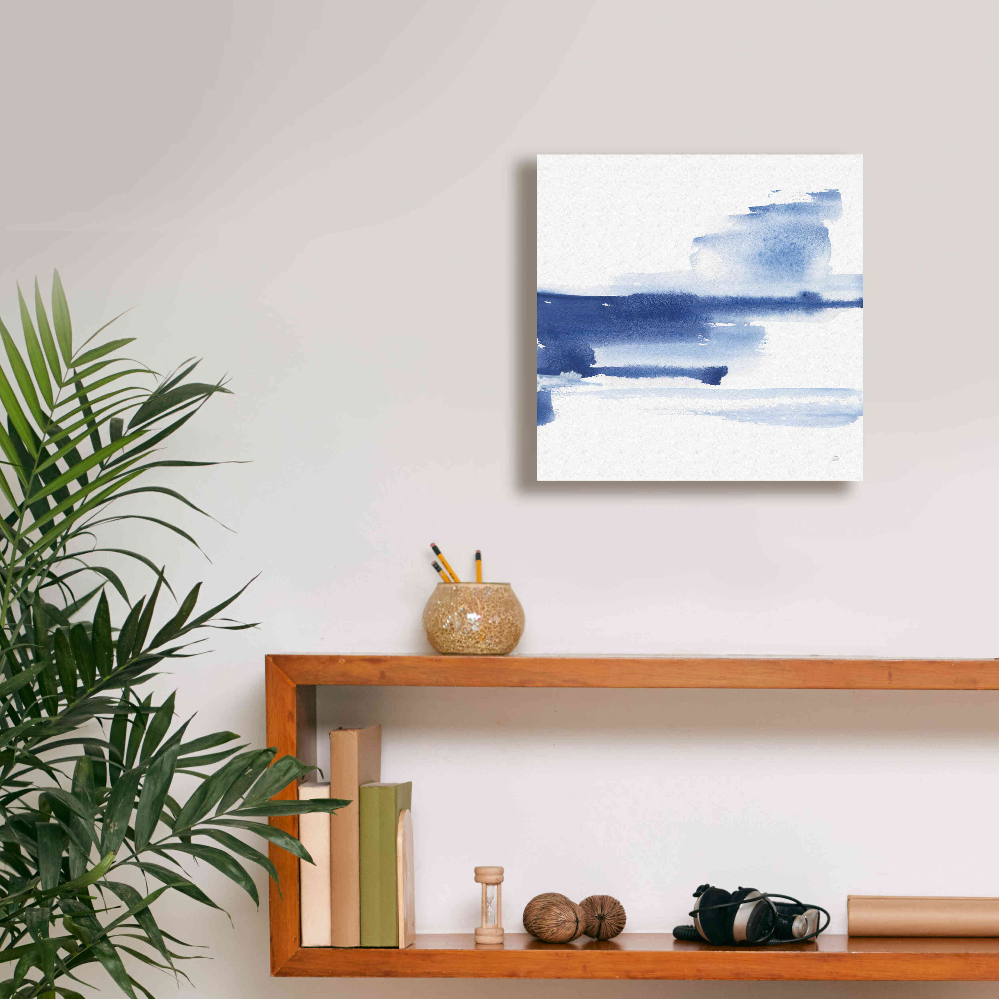 'Classic Blue III' by Chris Paschke, Giclee Canvas Wall Art,12x12
