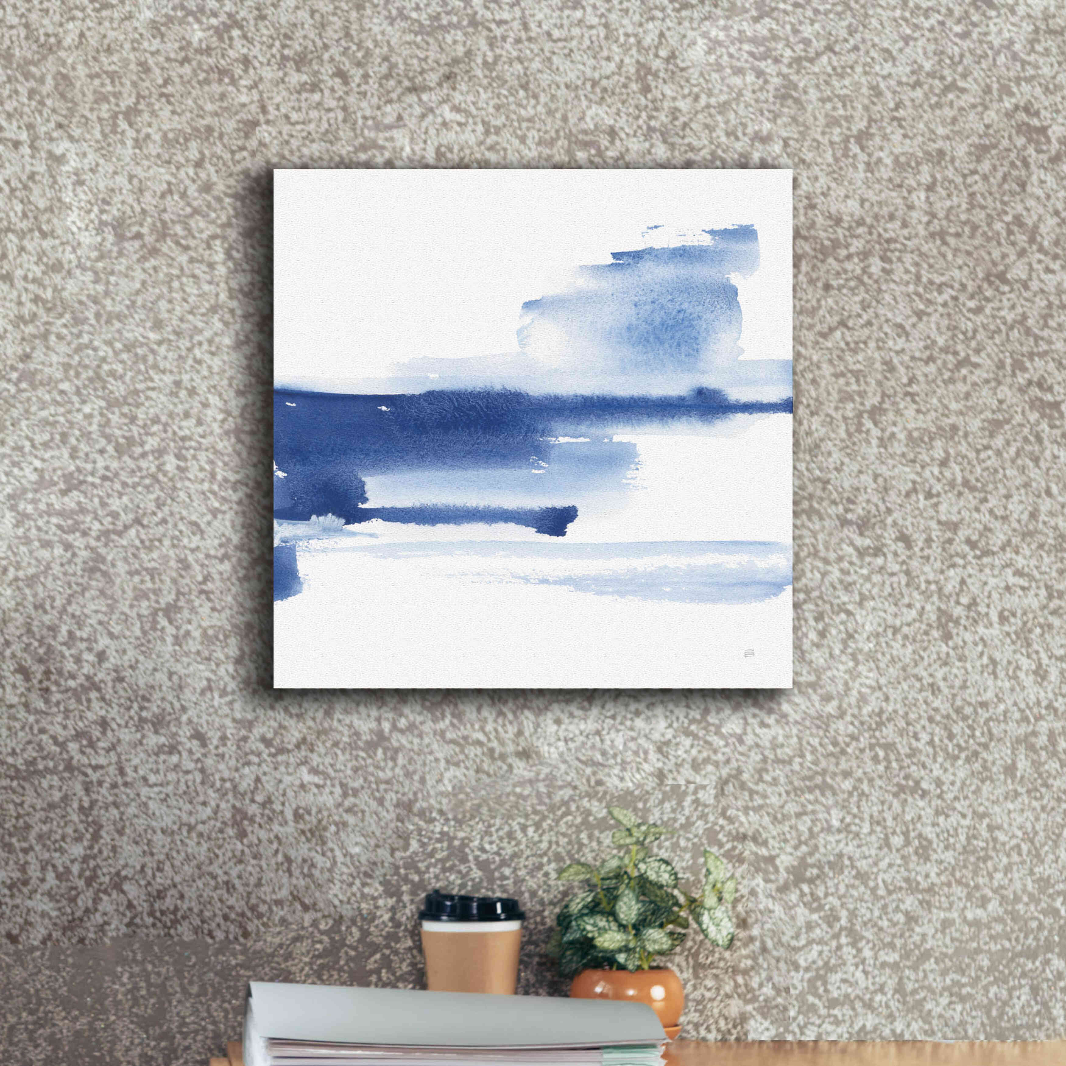 'Classic Blue III' by Chris Paschke, Giclee Canvas Wall Art,18x18