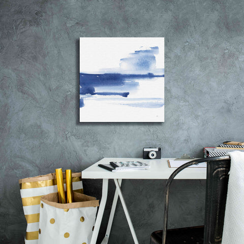 Image of 'Classic Blue III' by Chris Paschke, Giclee Canvas Wall Art,18x18