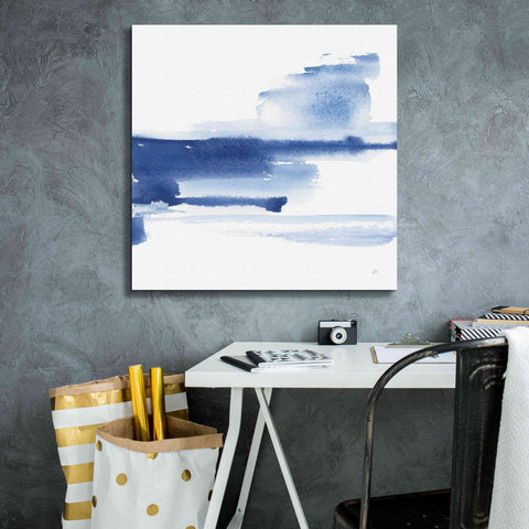 Image of 'Classic Blue III' by Chris Paschke, Giclee Canvas Wall Art,26x26