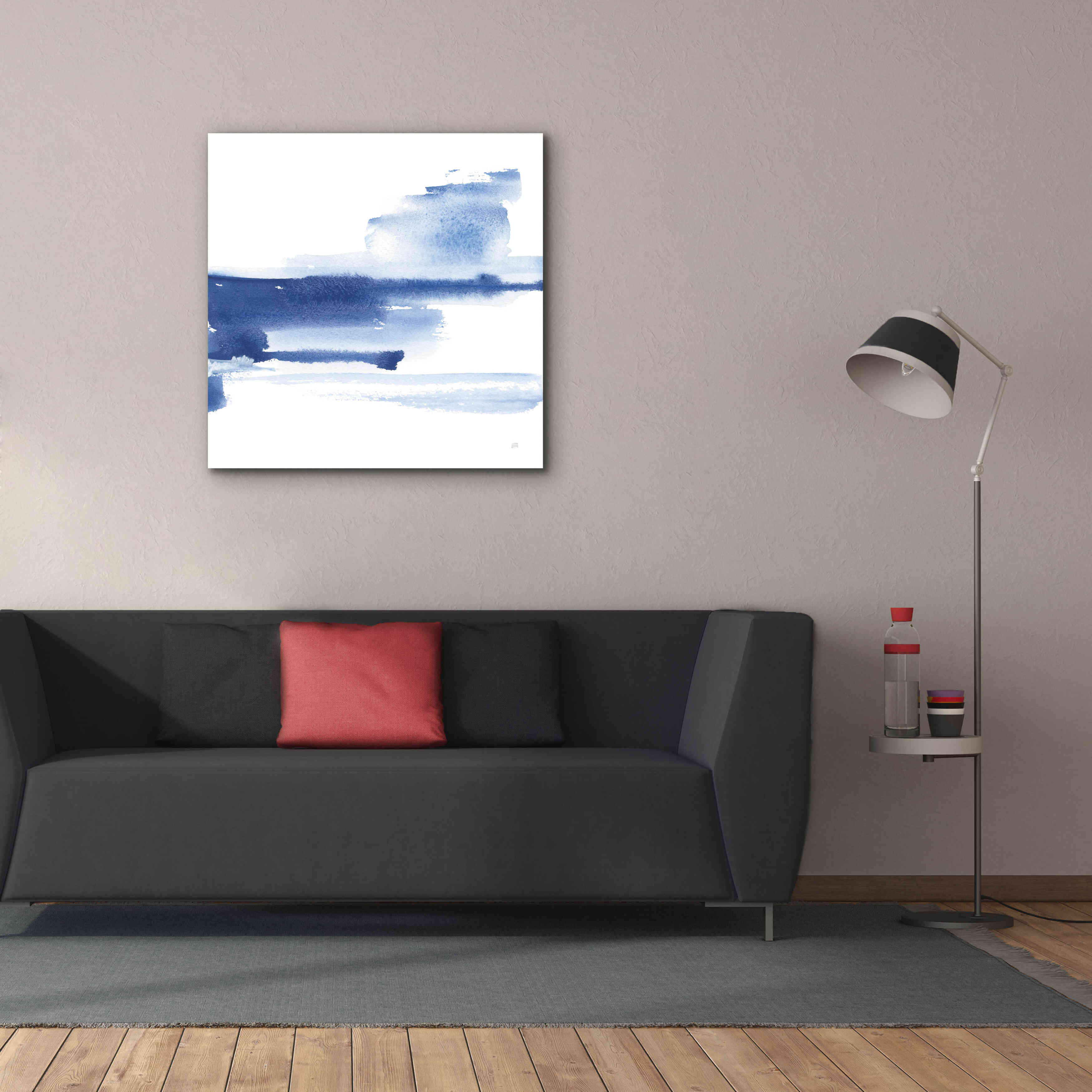 'Classic Blue III' by Chris Paschke, Giclee Canvas Wall Art,37x37