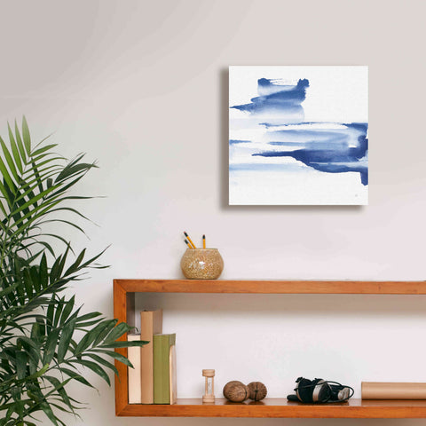 Image of 'Classic Blue IV' by Chris Paschke, Giclee Canvas Wall Art,12x12