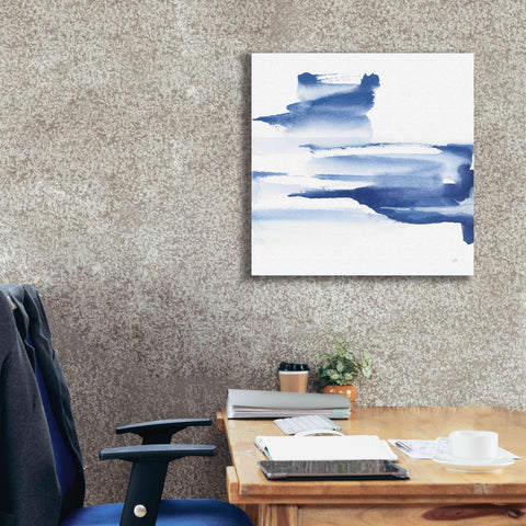 Image of 'Classic Blue IV' by Chris Paschke, Giclee Canvas Wall Art,26x26
