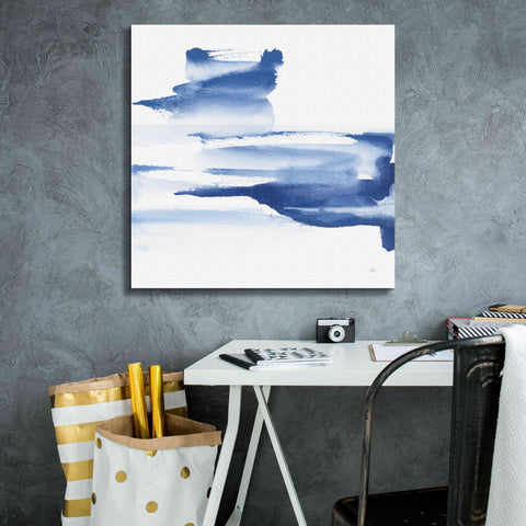 Image of 'Classic Blue IV' by Chris Paschke, Giclee Canvas Wall Art,26x26