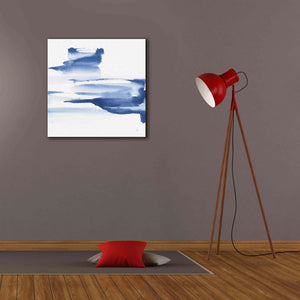 'Classic Blue IV' by Chris Paschke, Giclee Canvas Wall Art,26x26