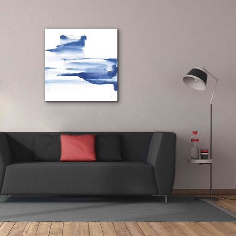 Image of 'Classic Blue IV' by Chris Paschke, Giclee Canvas Wall Art,37x37