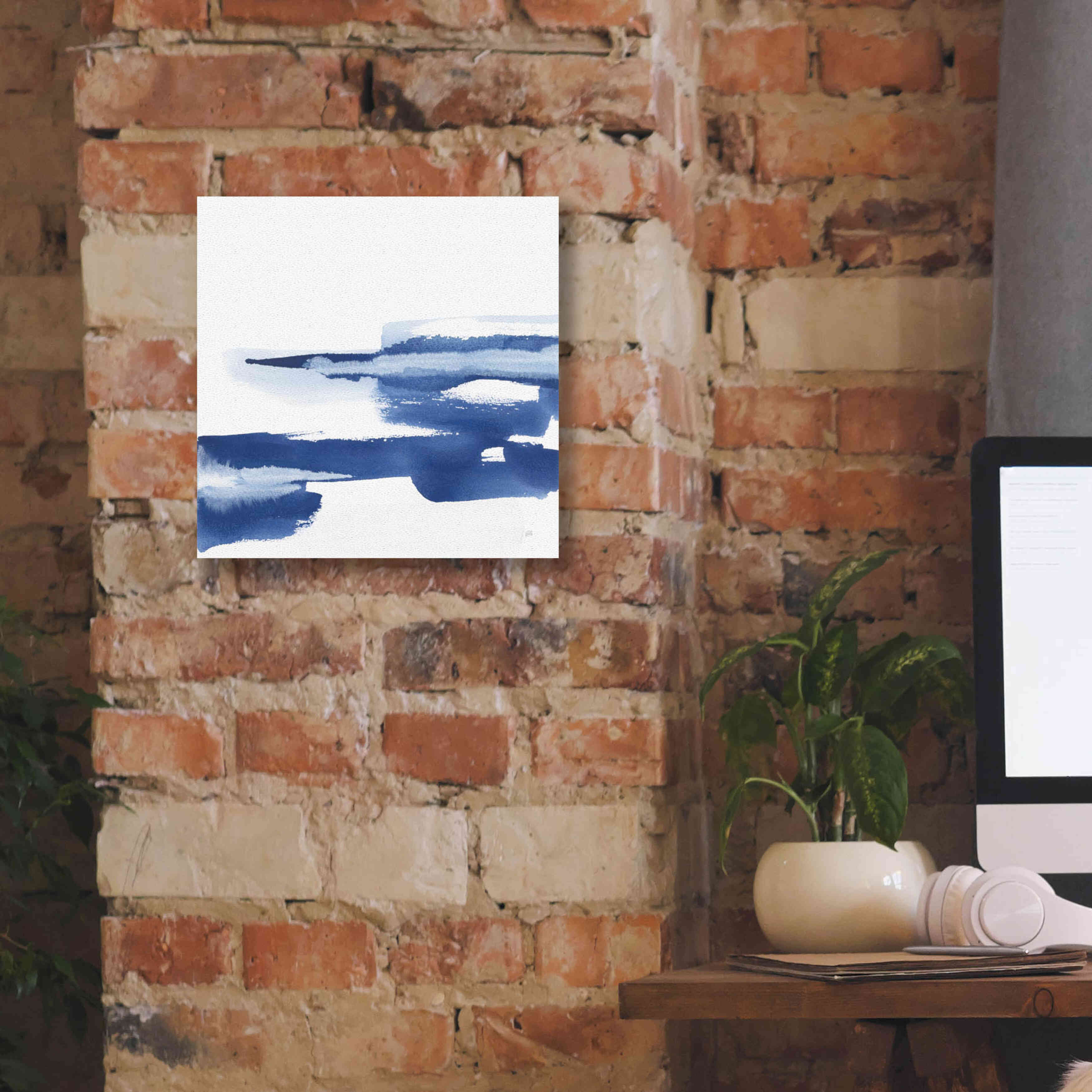 'Classic Blue VI' by Chris Paschke, Giclee Canvas Wall Art,12x12